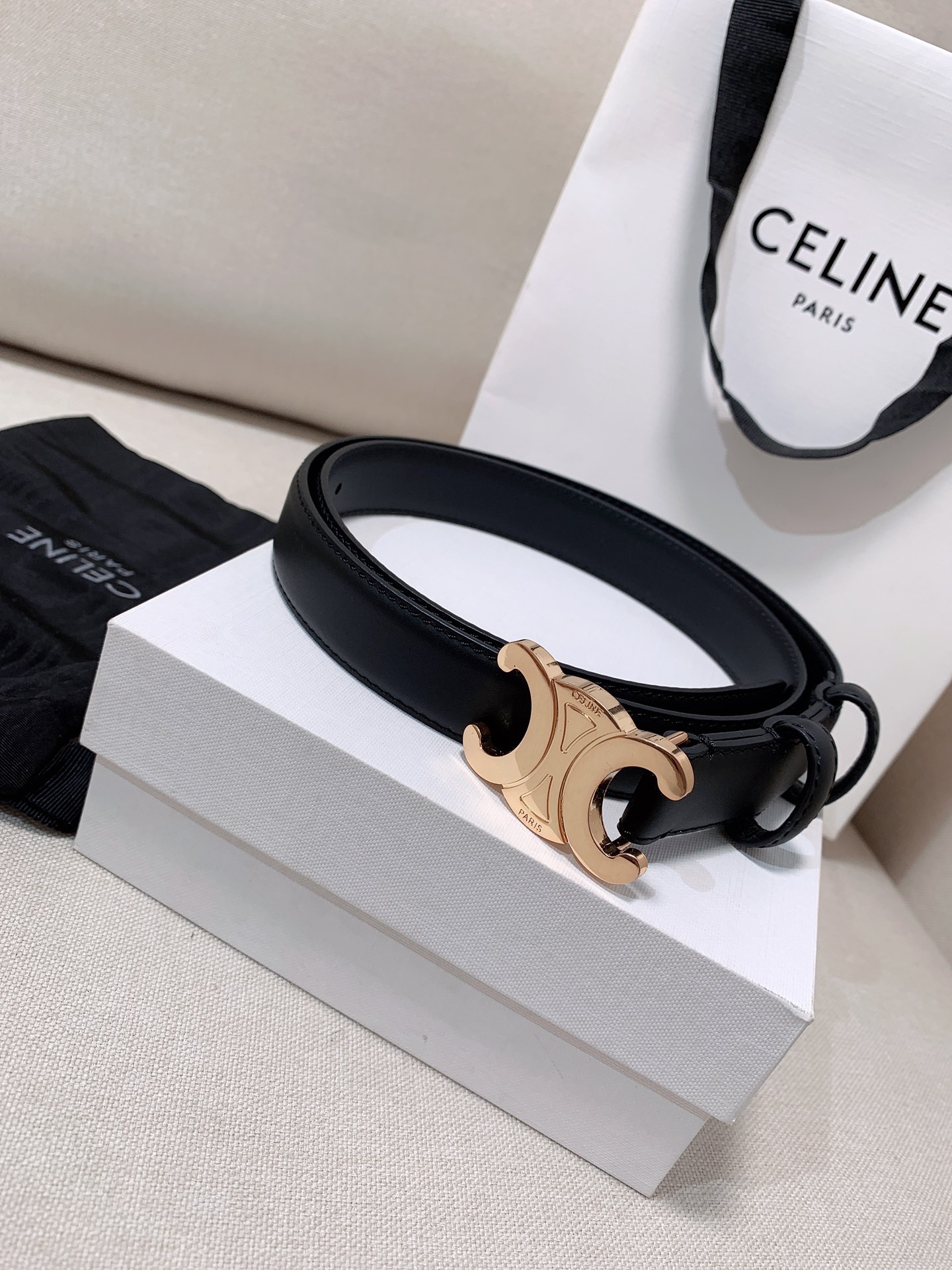 Celine Female Leather Belt M-l