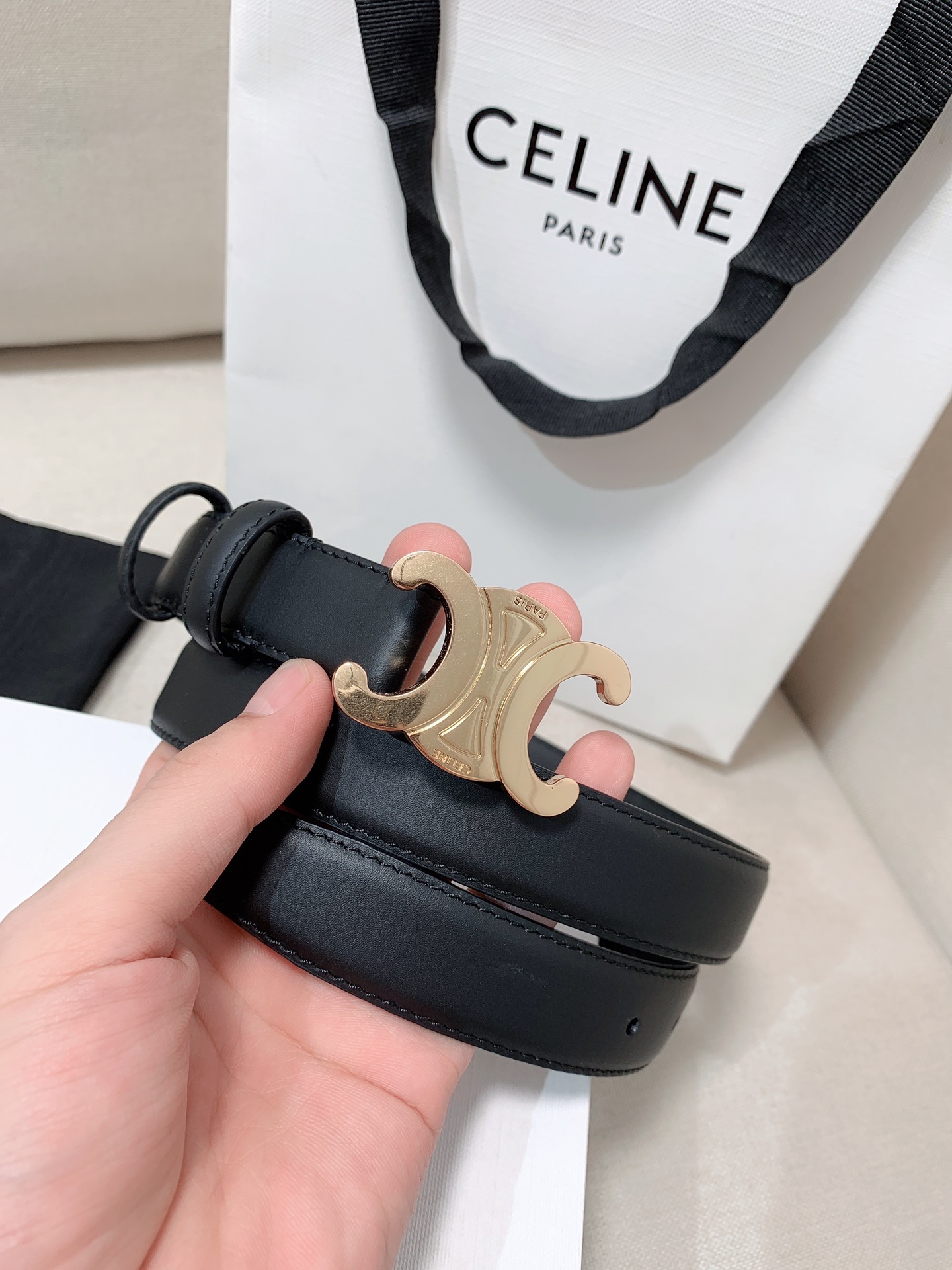 Celine Female Leather Belt M-l