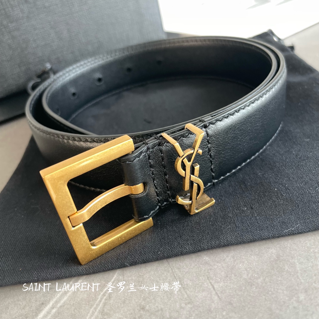 Saint Laurent Female Basic Belt S-m-l