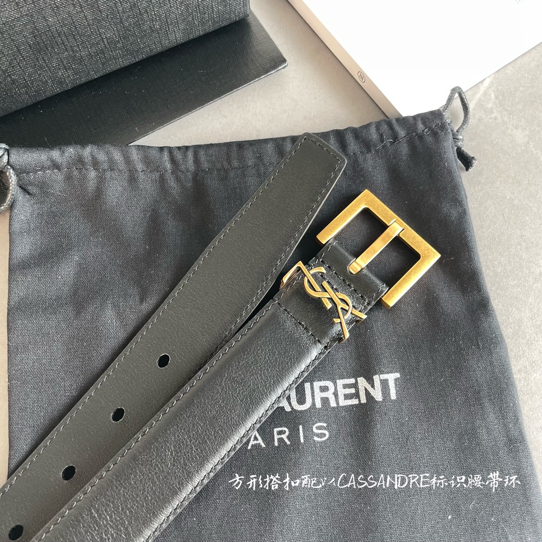 Saint Laurent Female Basic Belt S-m-l