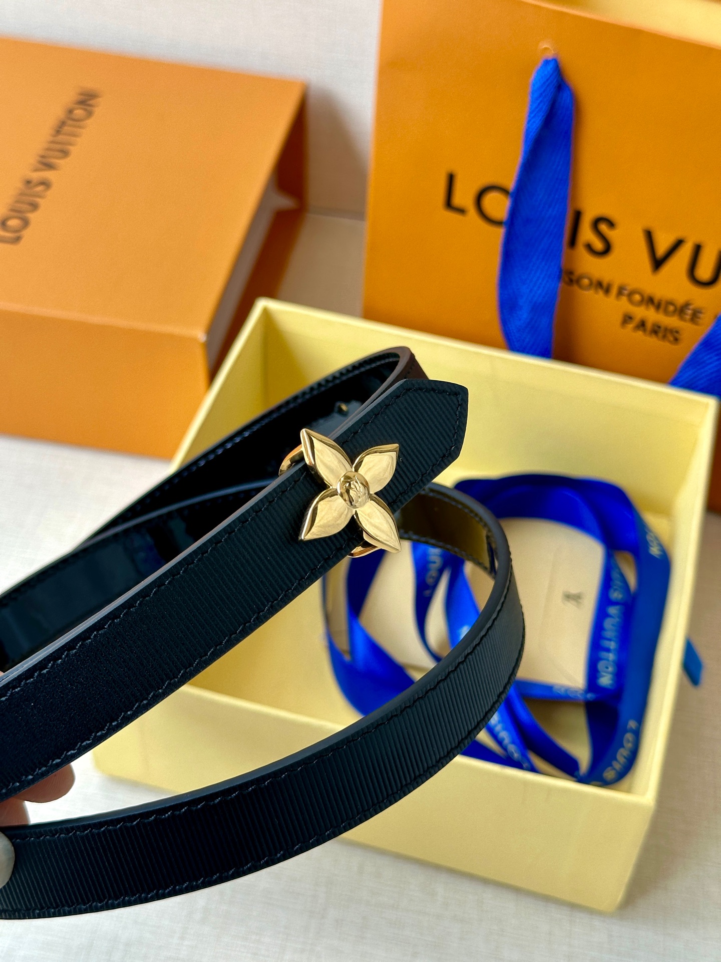 Louis Vuitton Female Basic Belt Cow Leather S-m-l