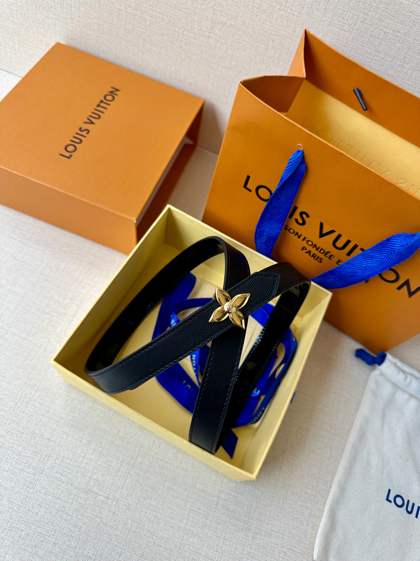 Louis Vuitton Female Basic Belt Cow Leather S-m-l