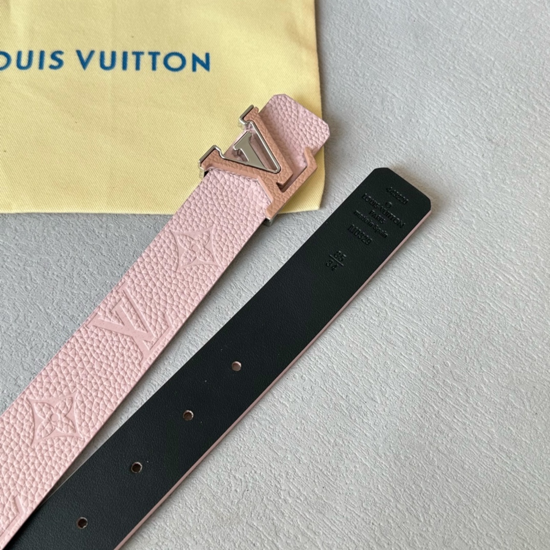 Louis Vuitton Female Basic Belt Cow Leather 30mm-l