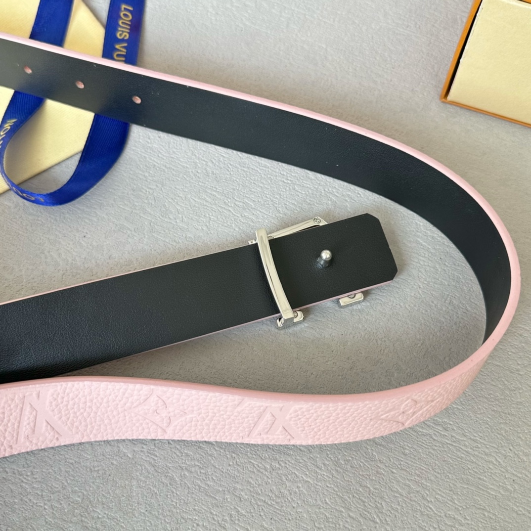Louis Vuitton Female Basic Belt Cow Leather 30mm-l