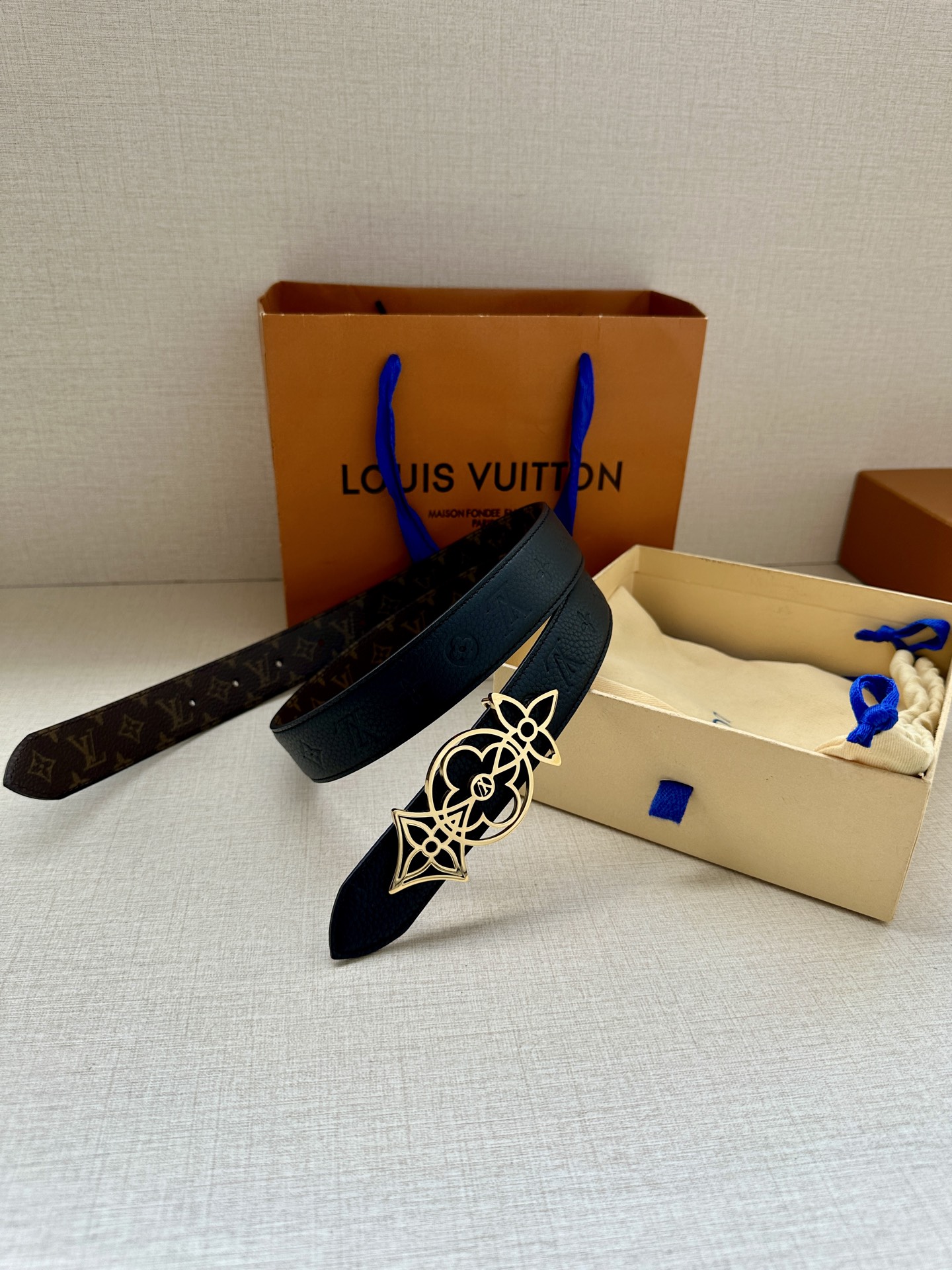 Louis Vuitton Female Basic Belt Canvas M-l