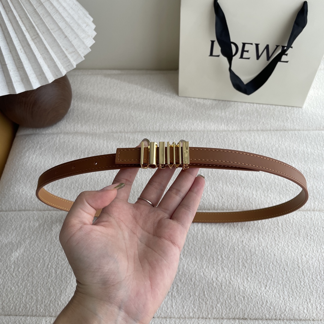 Loewe Female Leather Belt Cow Leather M-l