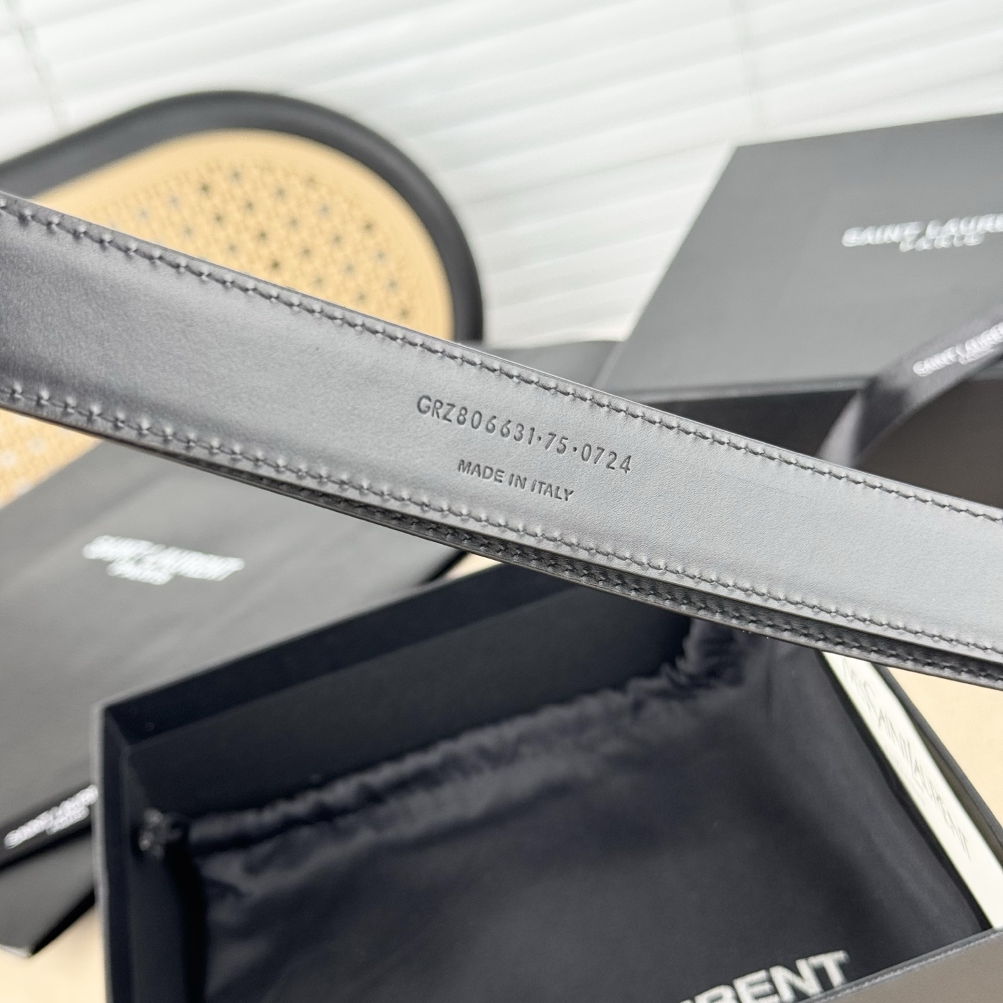 Saint Laurent Female Leather Belt S-m-l