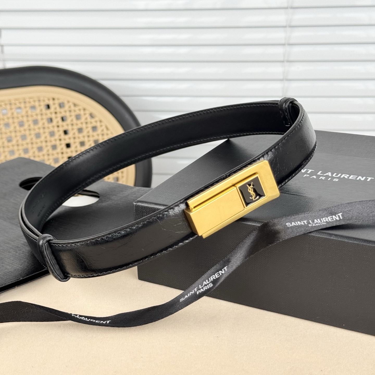 Saint Laurent Female Leather Belt S-m-l