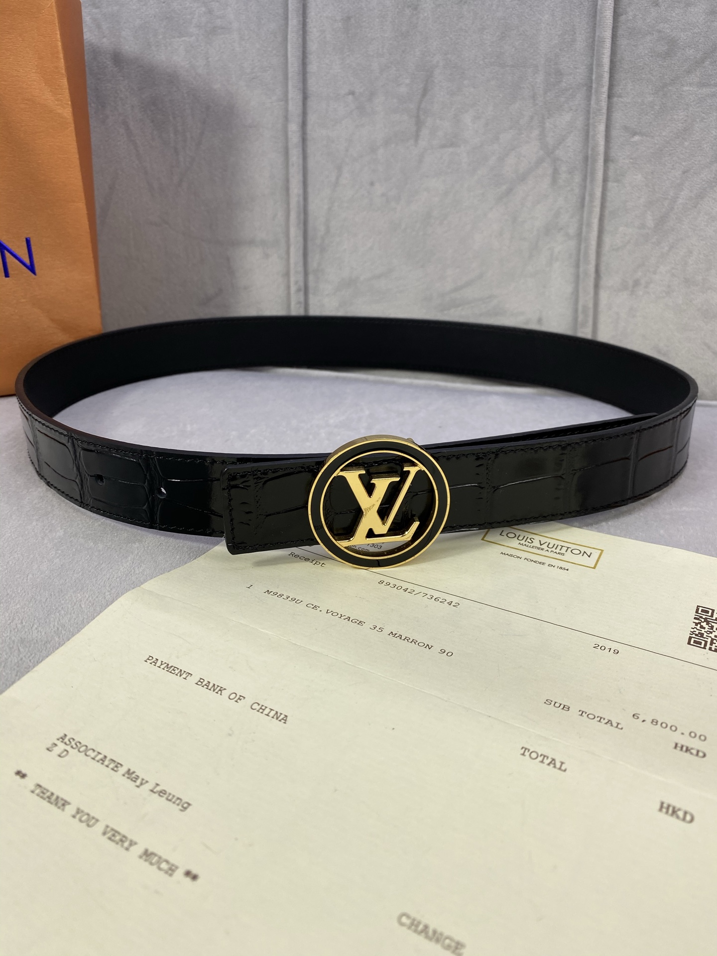 Female Leather Belt Top Grain Leather L