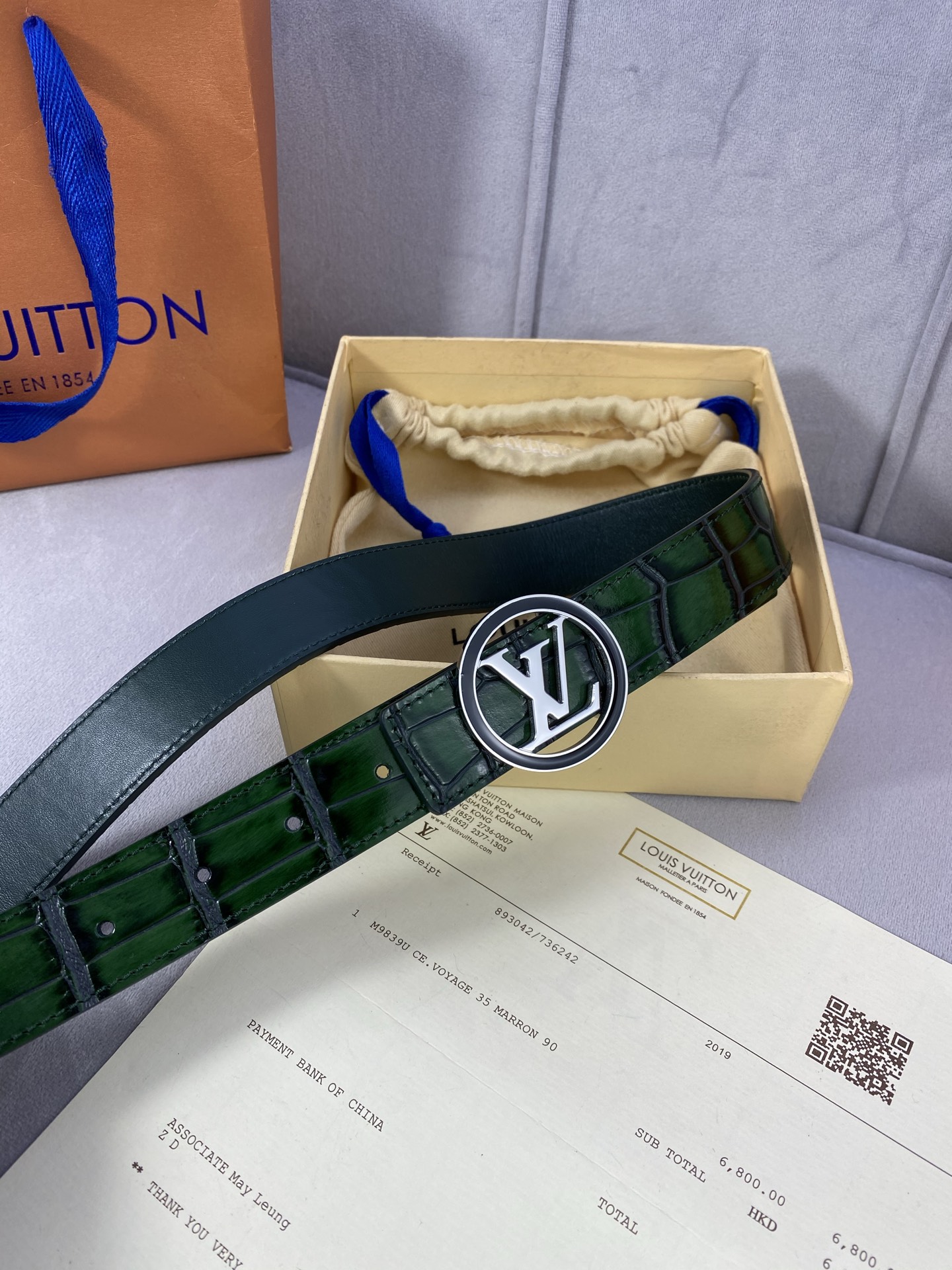Female Leather Belt Top Grain Leather L