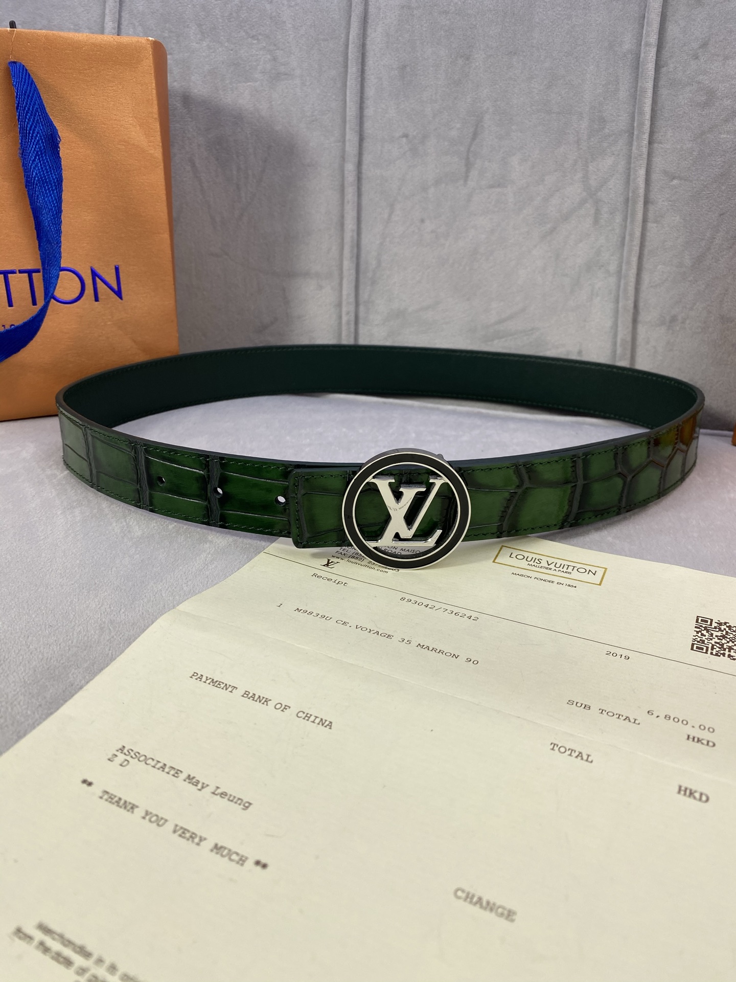 Female Leather Belt Top Grain Leather L