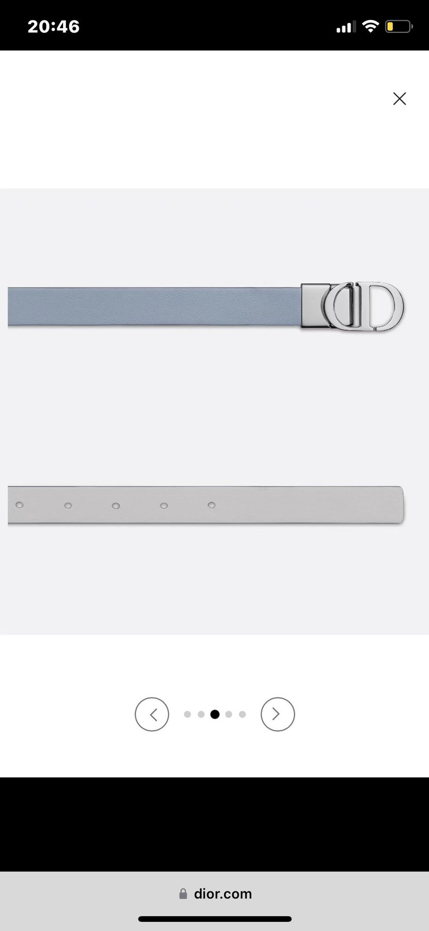 Dior Female Basic Belt M