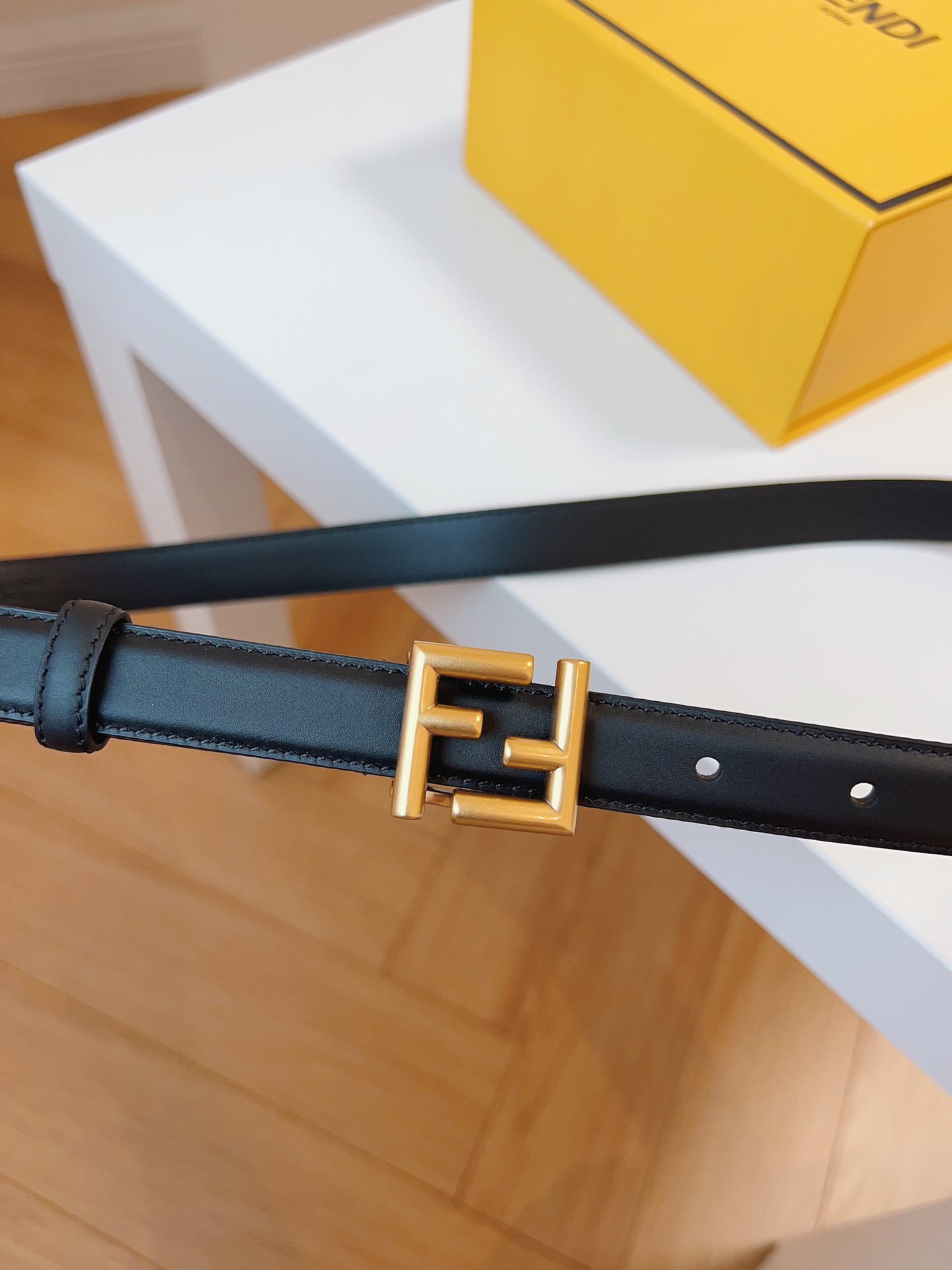 Fendi Female Leather Belt Cow Leather M