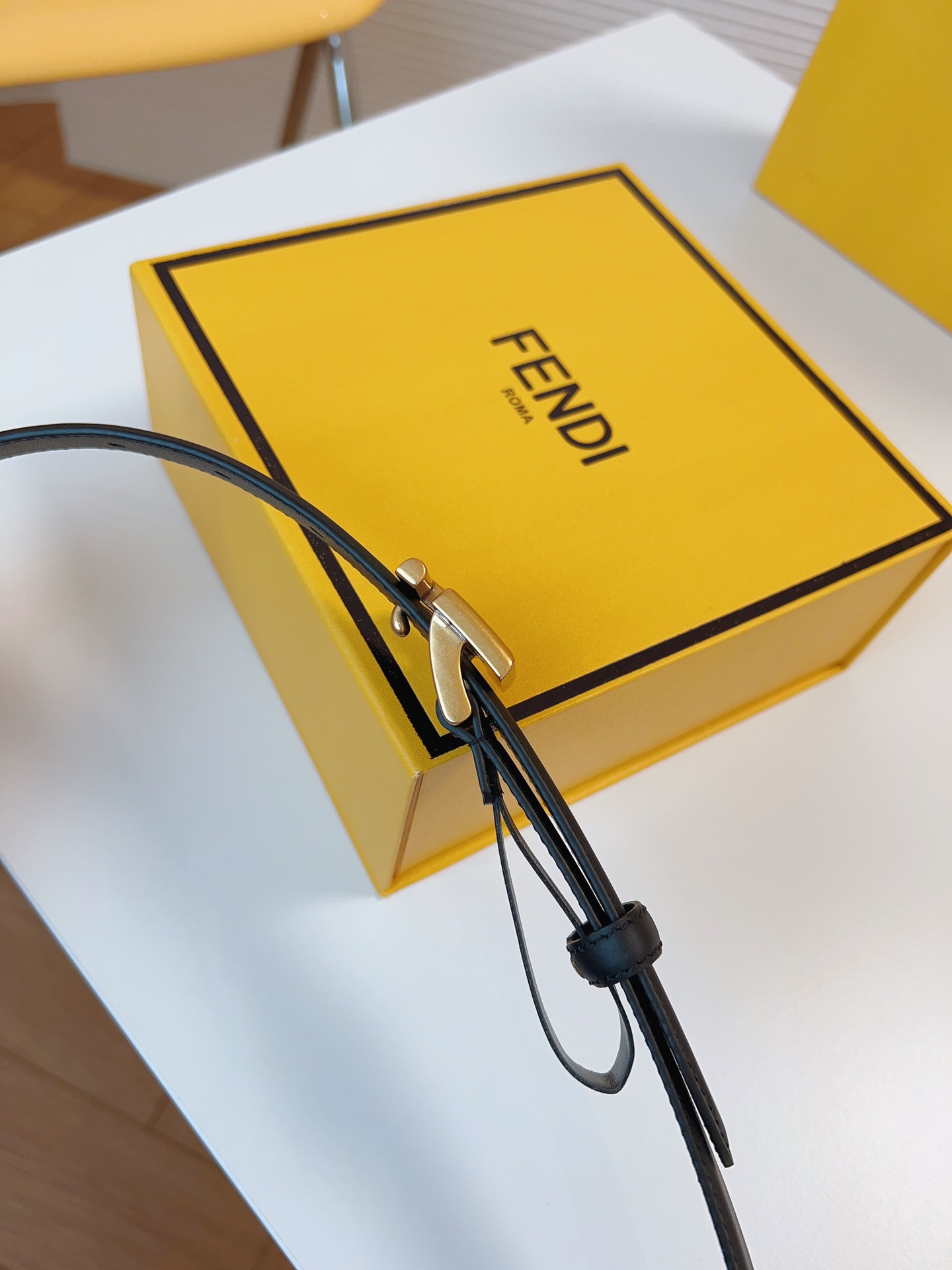 Fendi Female Leather Belt Cow Leather M