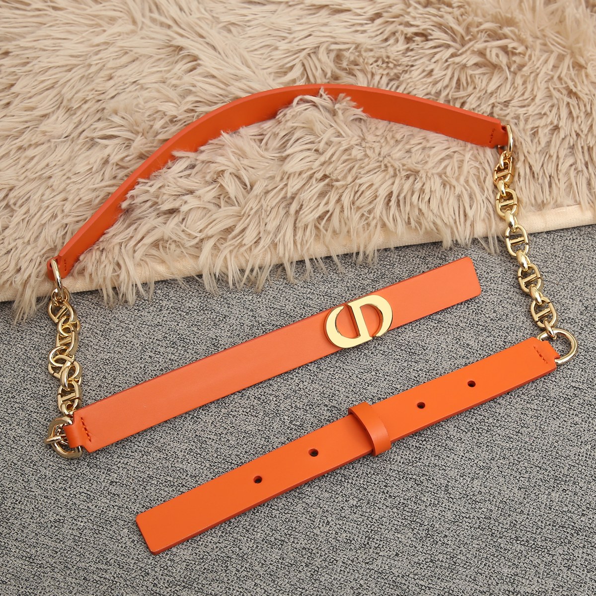 Dior Female Basic Belt Cow Leather