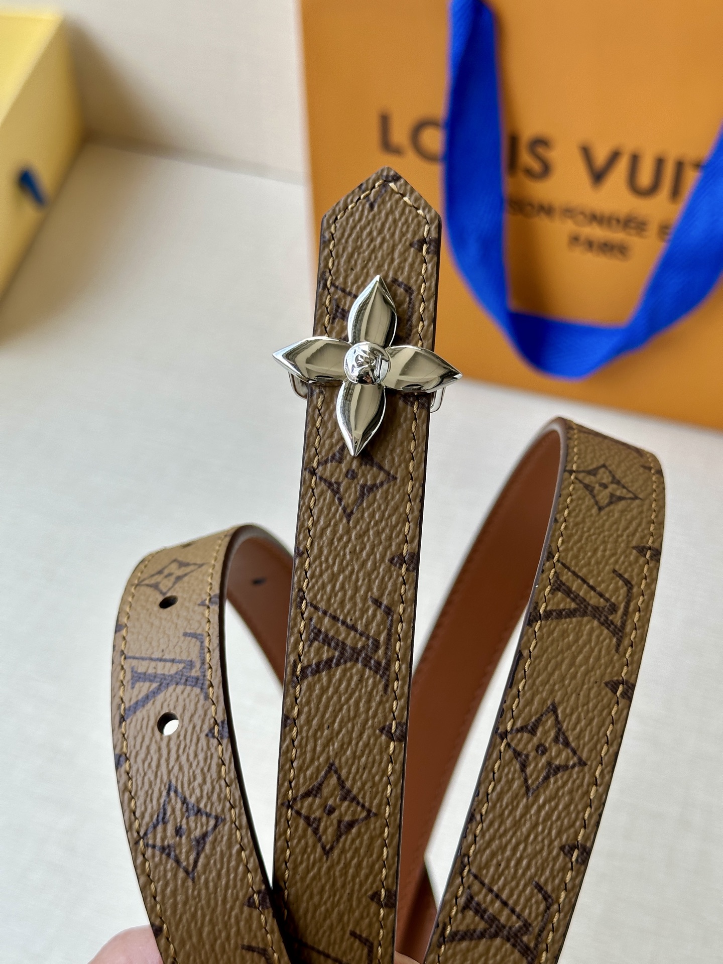 Louis Vuitton Female Basic Belt Canvas M-l