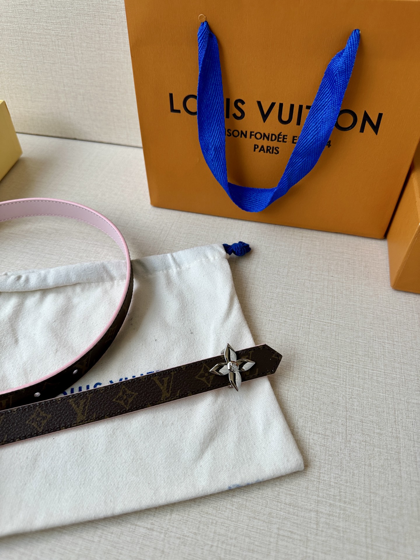 Louis Vuitton Female Basic Belt Canvas M-l