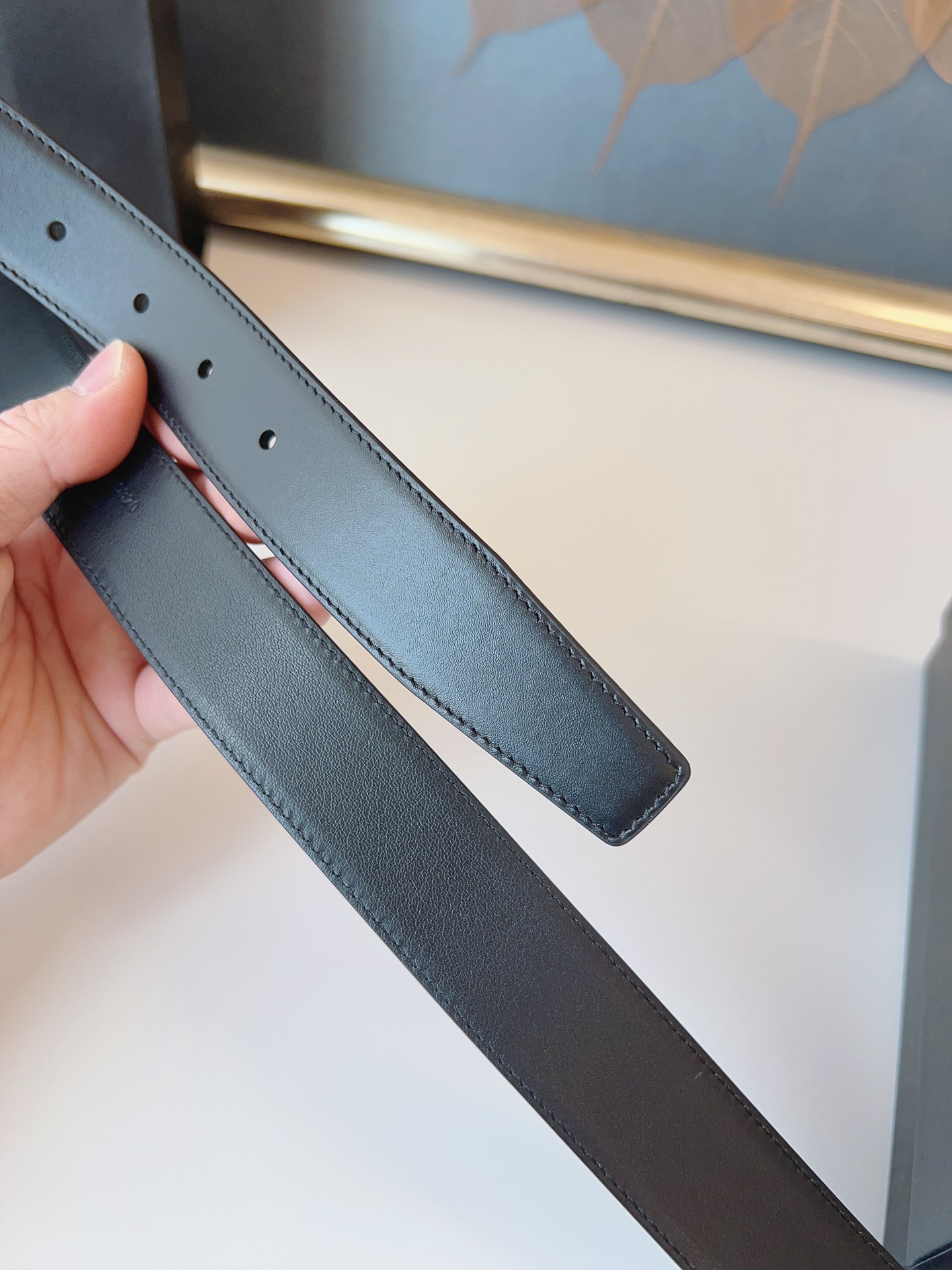 Saint Laurent Female Leather Belt S-m-l