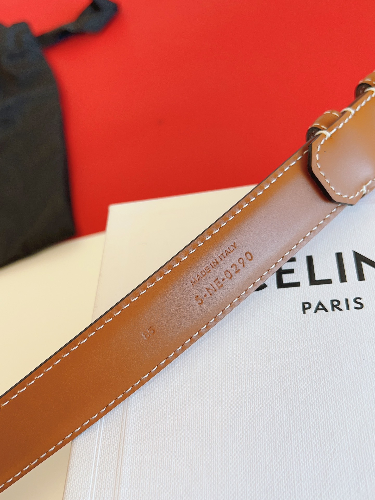 Female Basic Belt Brown M