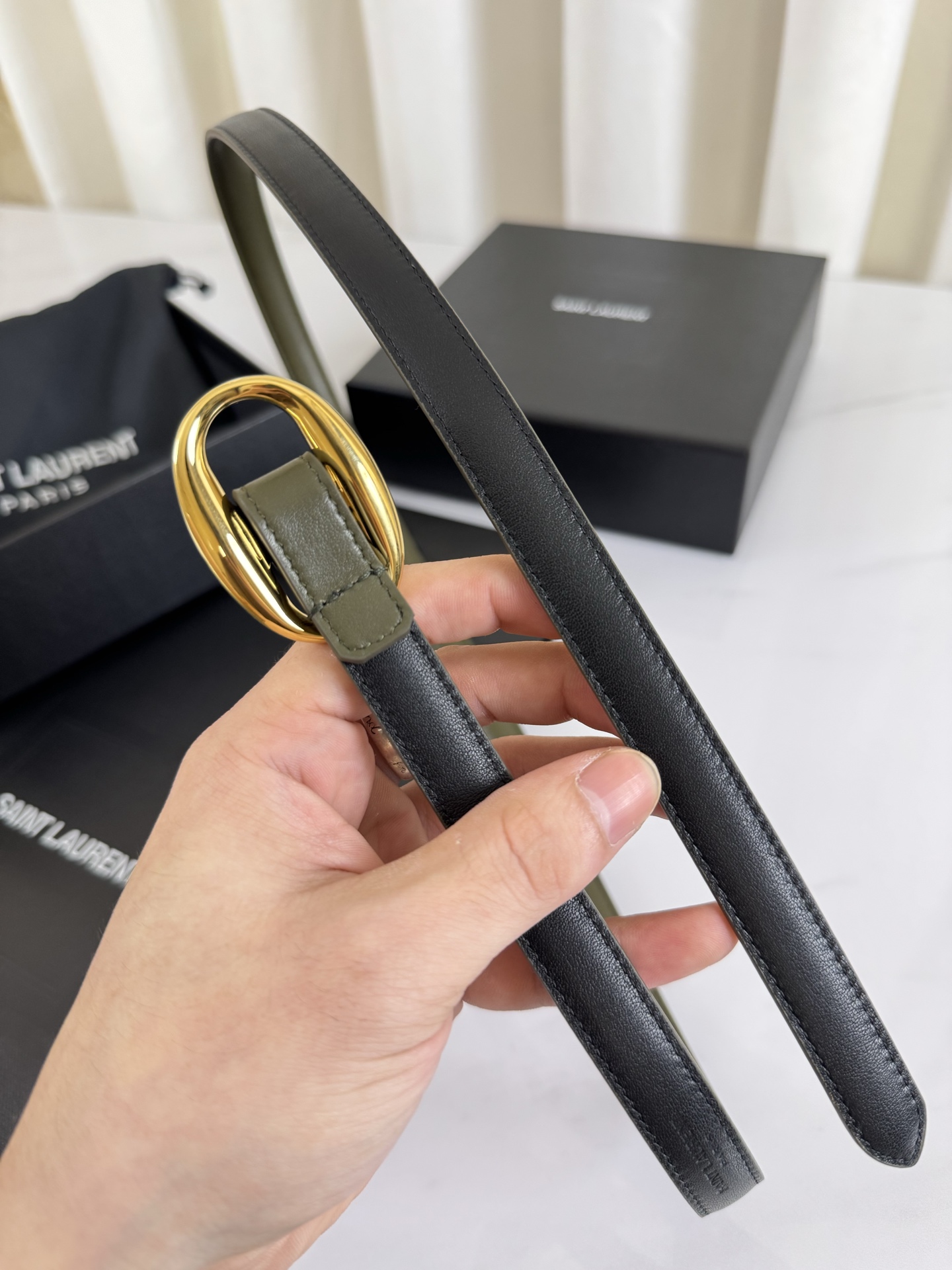 Saint Laurent Female Leather Belt S-l