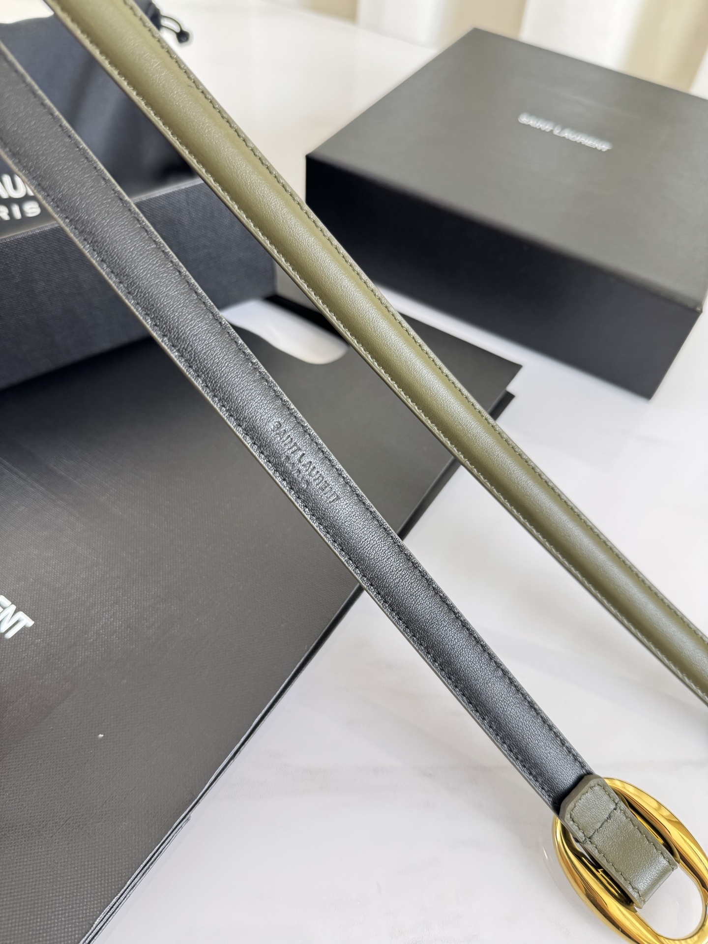 Saint Laurent Female Leather Belt S-l