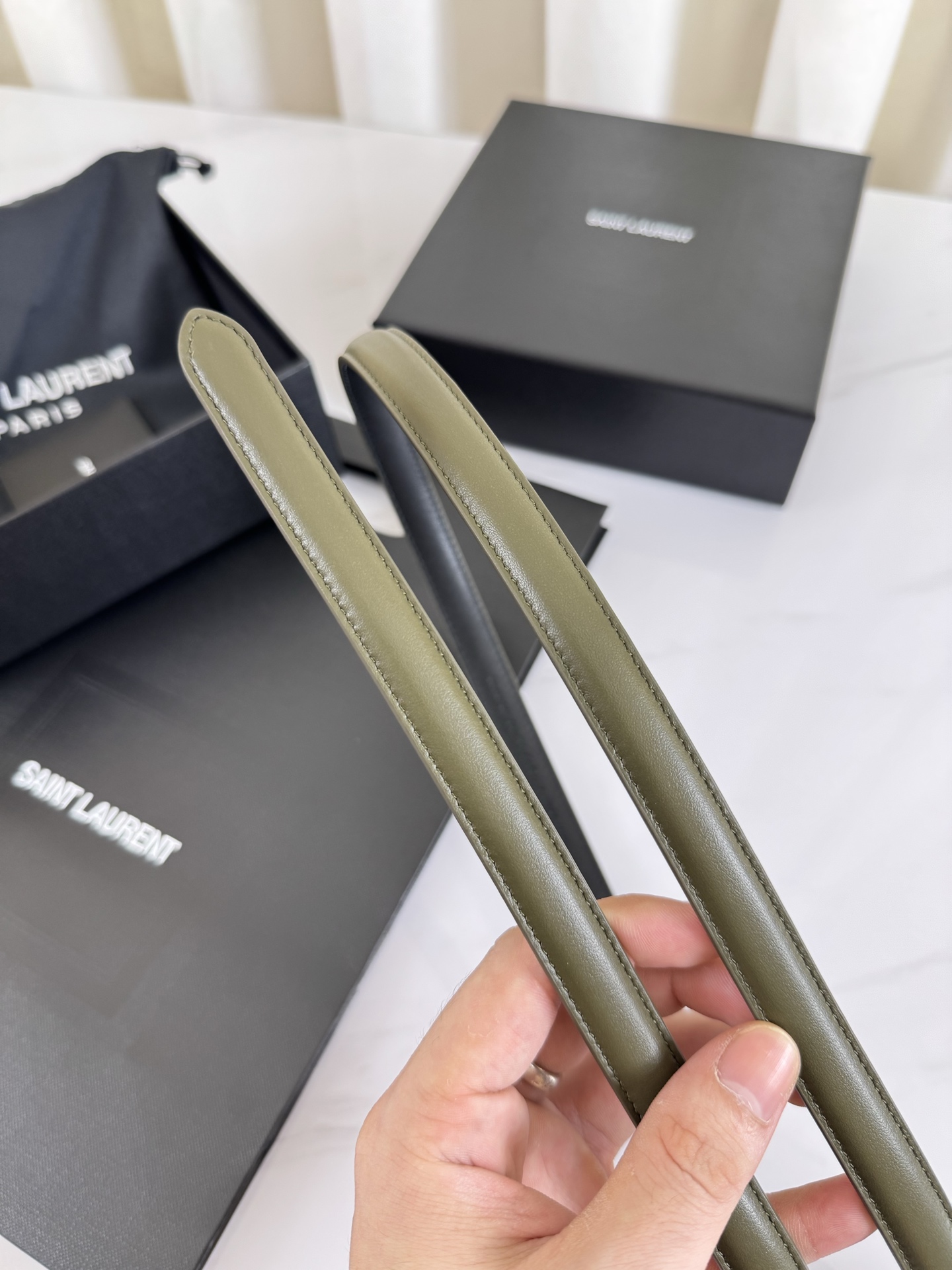 Saint Laurent Female Leather Belt S-l