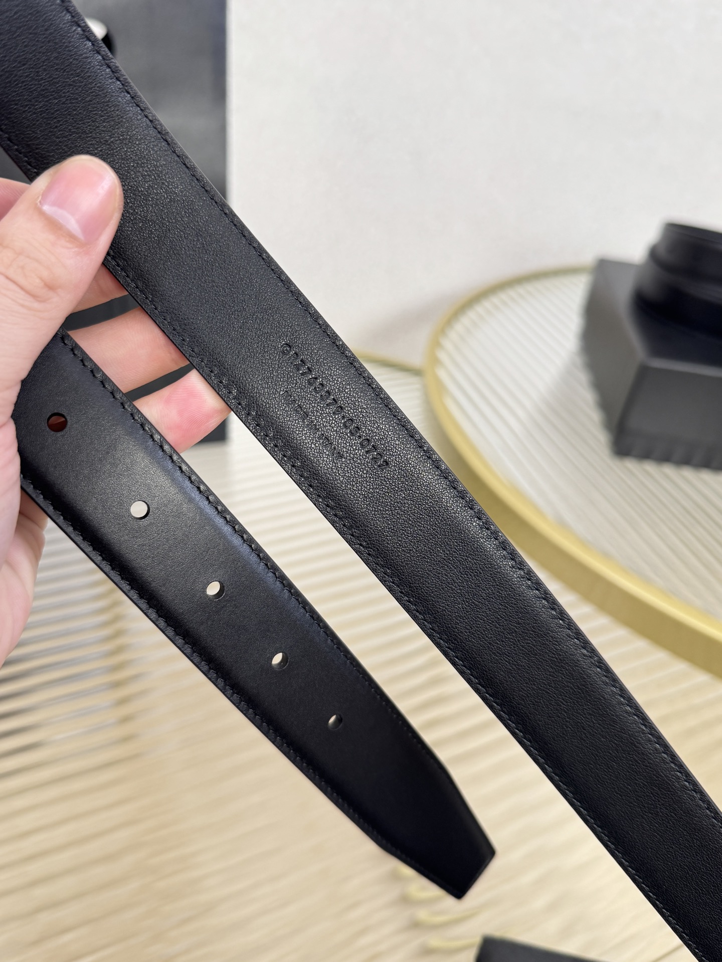 Saint Laurent Female Leather Belt S-m-l