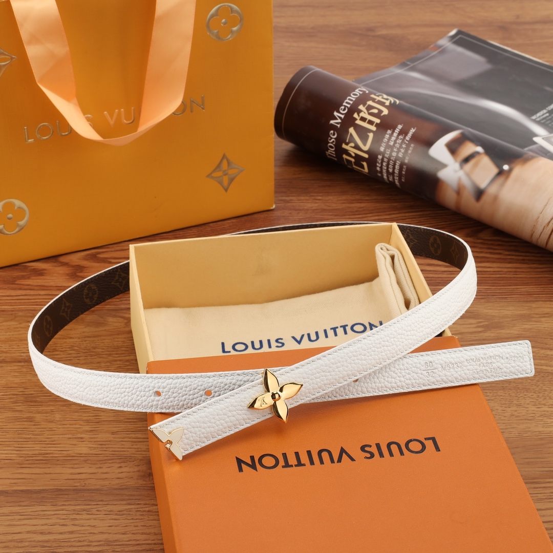 Louis Vuitton Female Basic Belt Canvas S-m-l