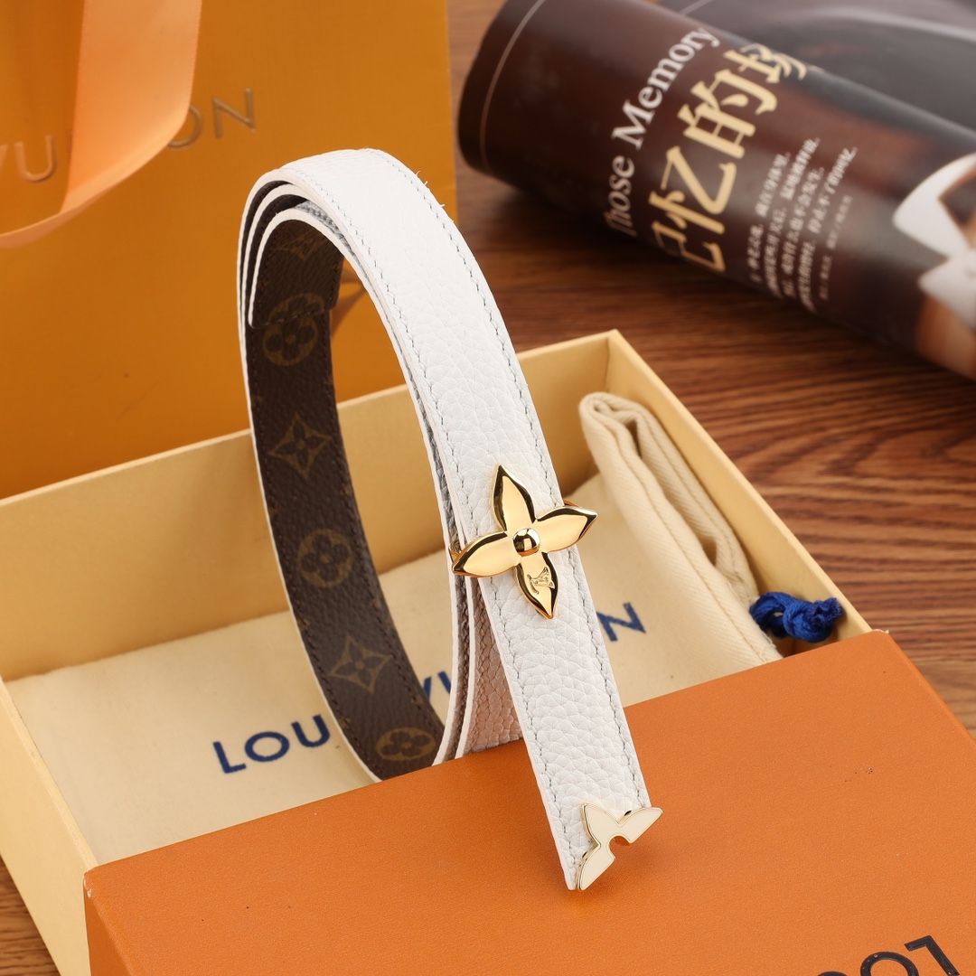 Louis Vuitton Female Basic Belt Canvas S-m-l