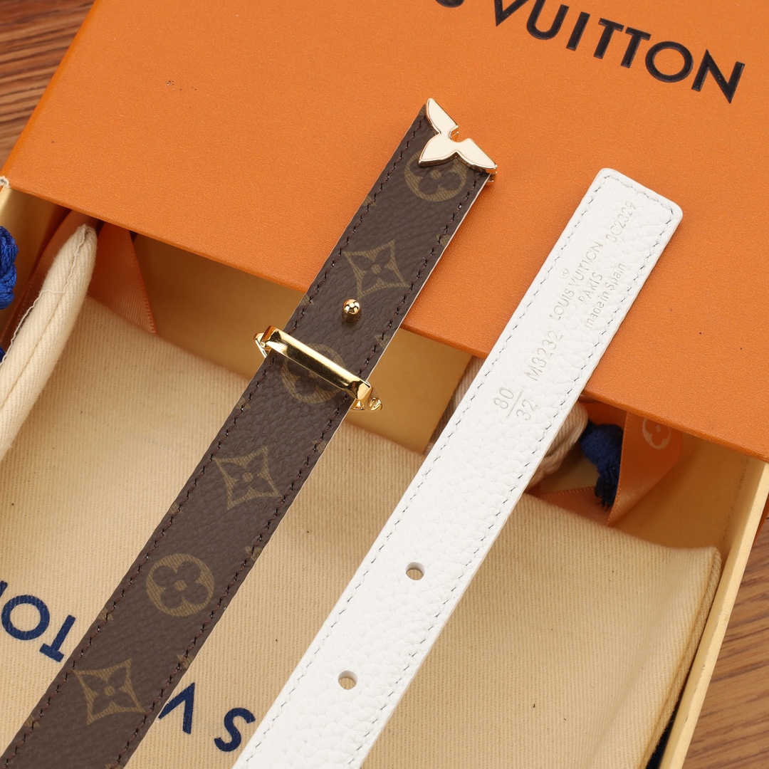 Louis Vuitton Female Basic Belt Canvas S-m-l