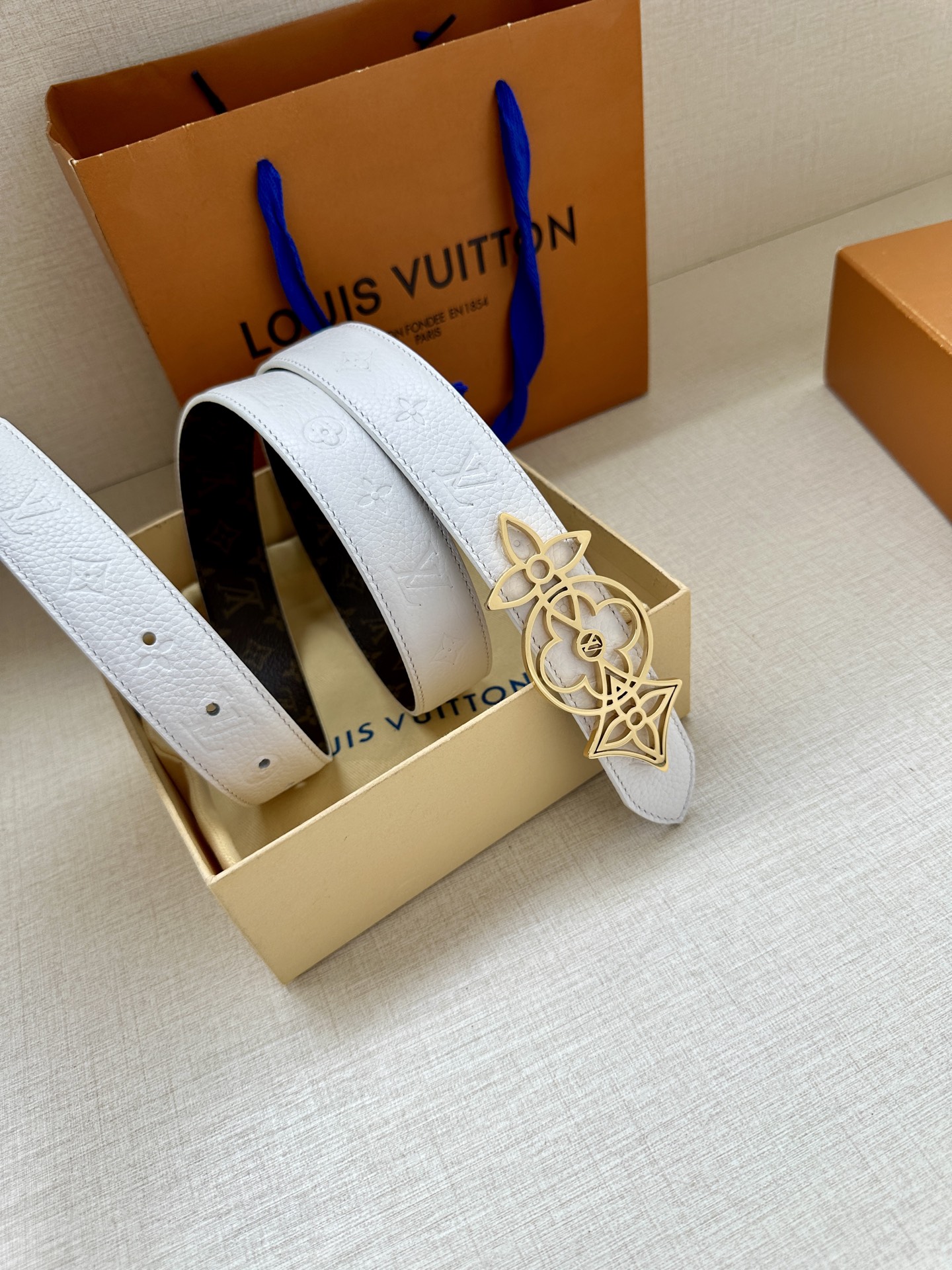 Louis Vuitton Female Basic Belt Canvas M-l