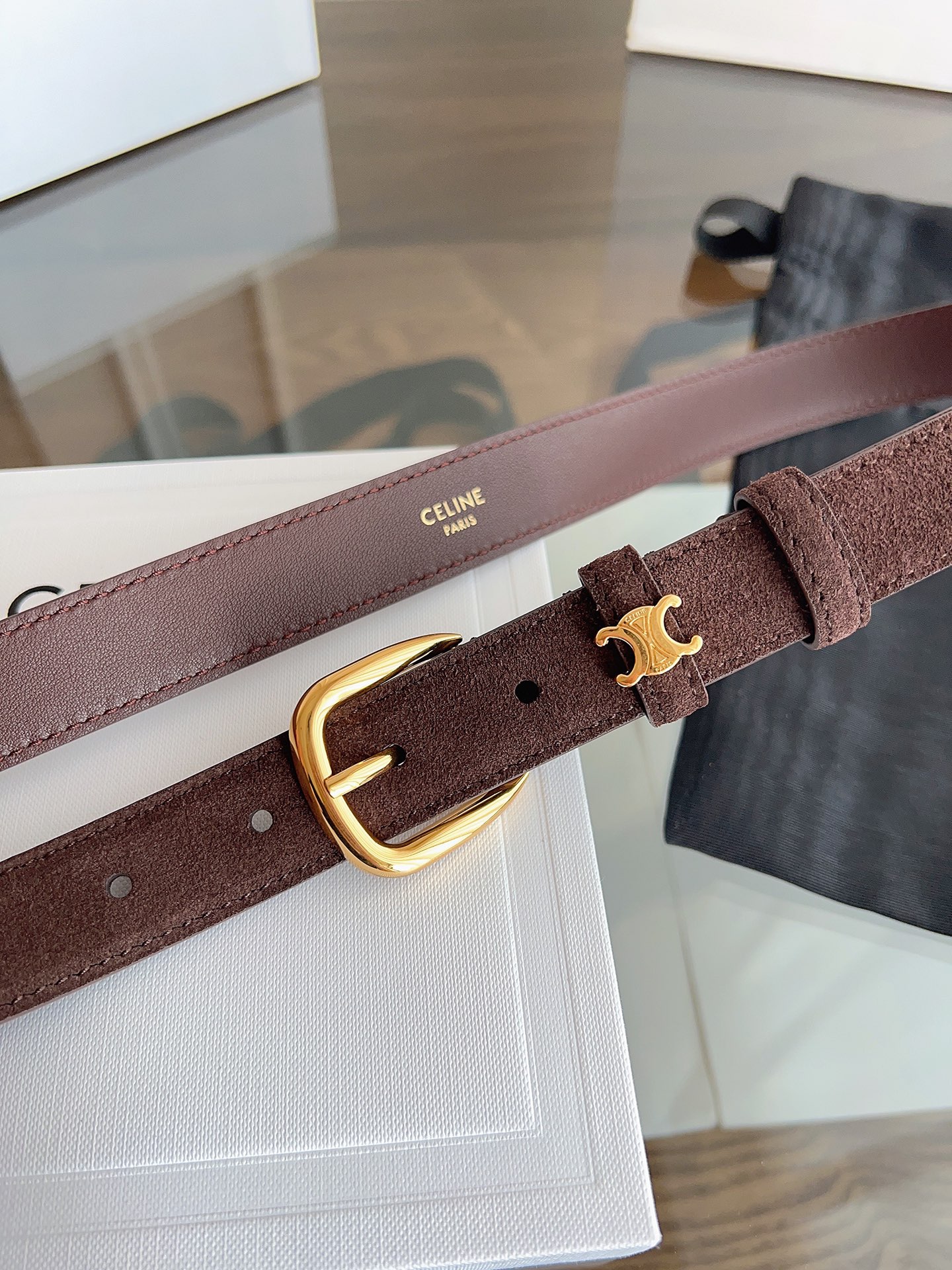 Celine Female Basic Belt Cow Leather M-l