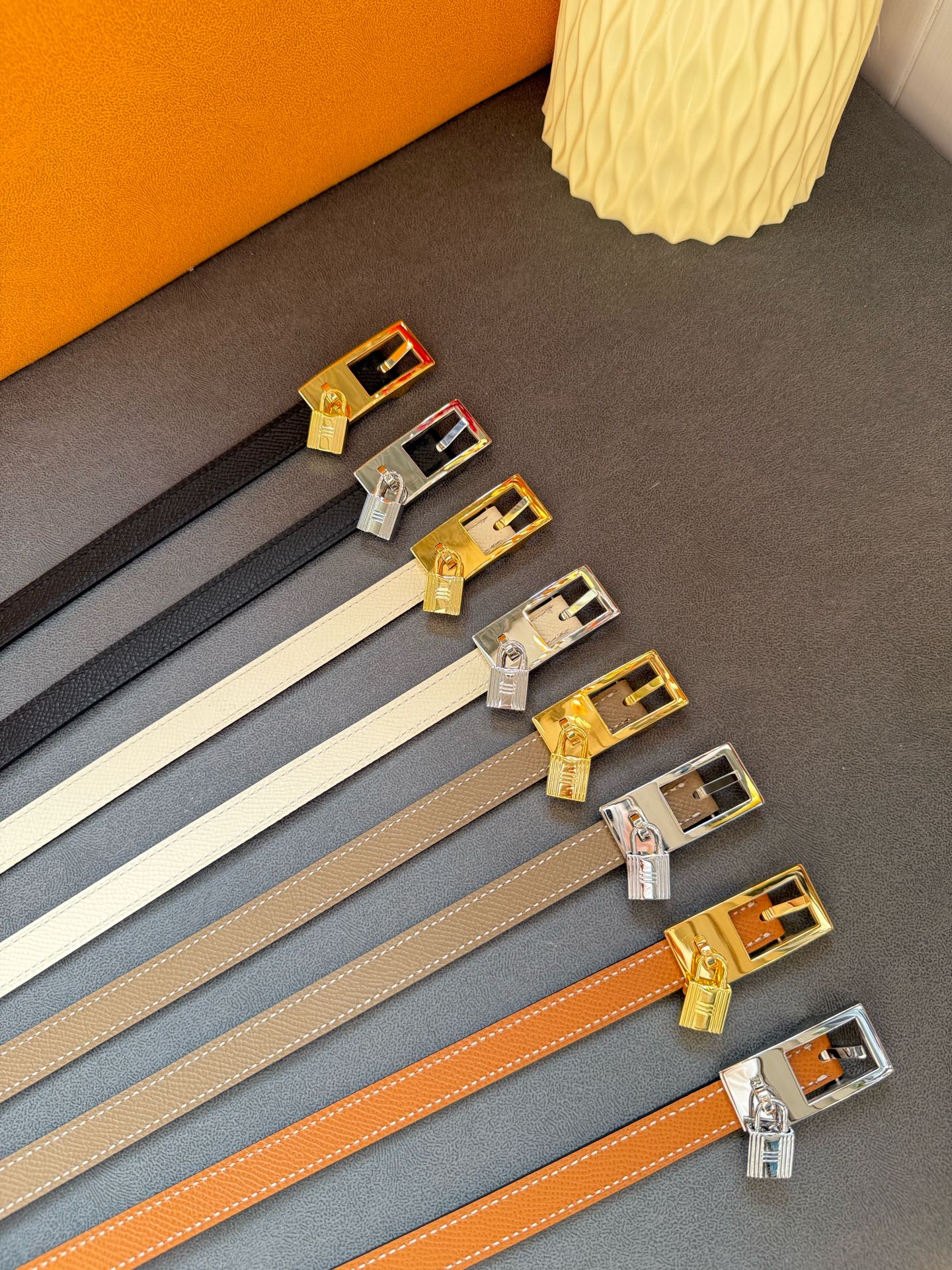 Female Leather Belt Cow Leather S-m-l