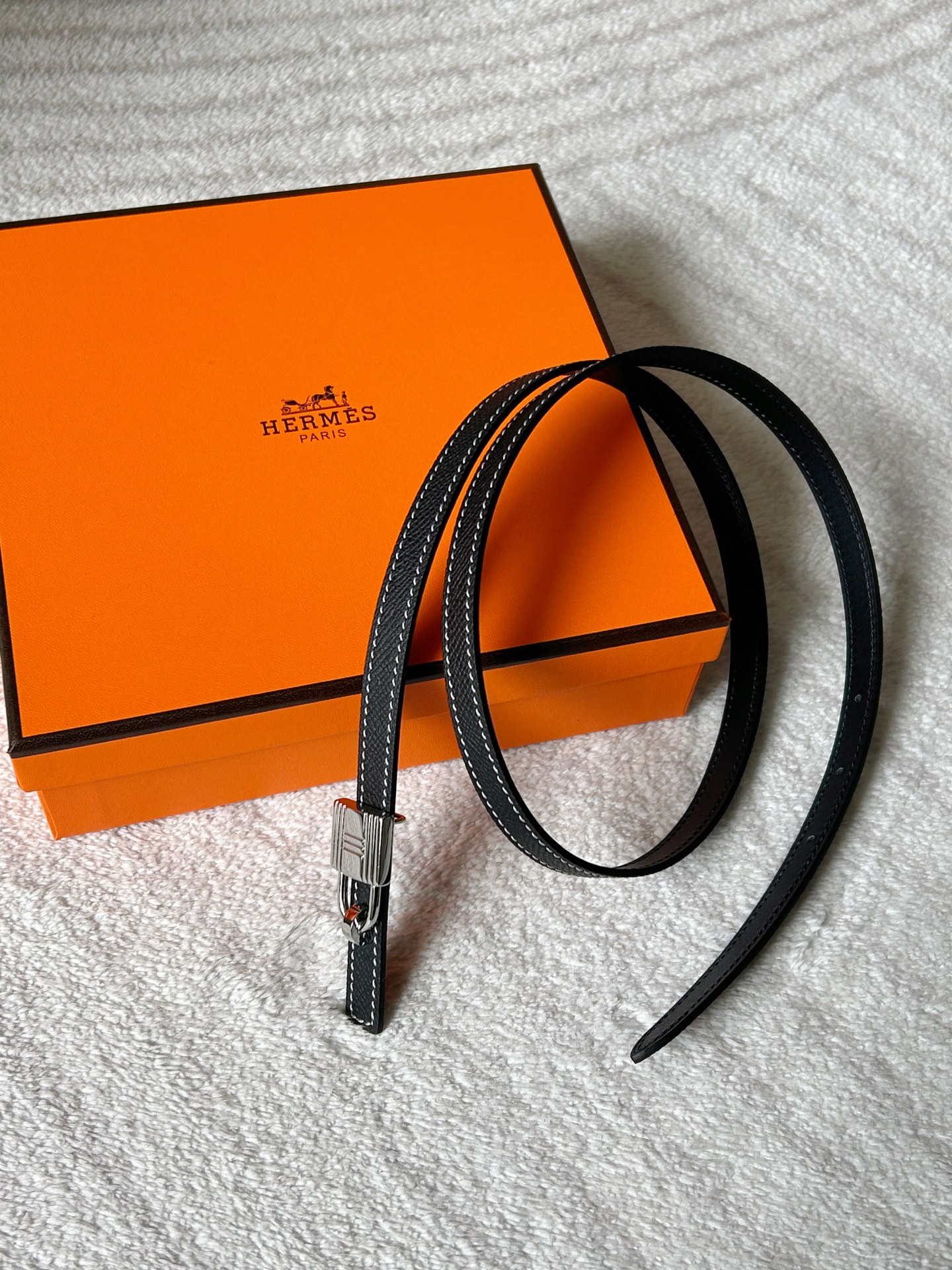Hermès Female Leather Belt Cow Leather S-m