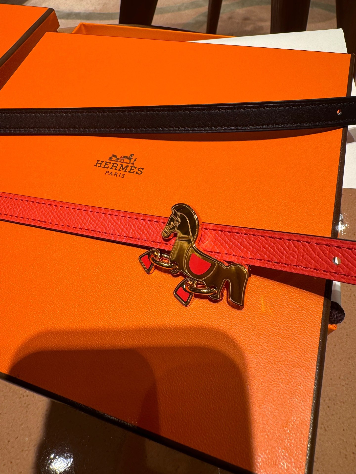 Hermès Female Leather Belt S-m