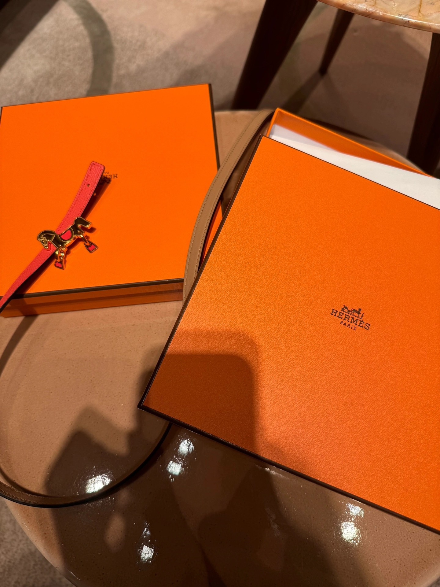 Hermès Female Leather Belt S-m