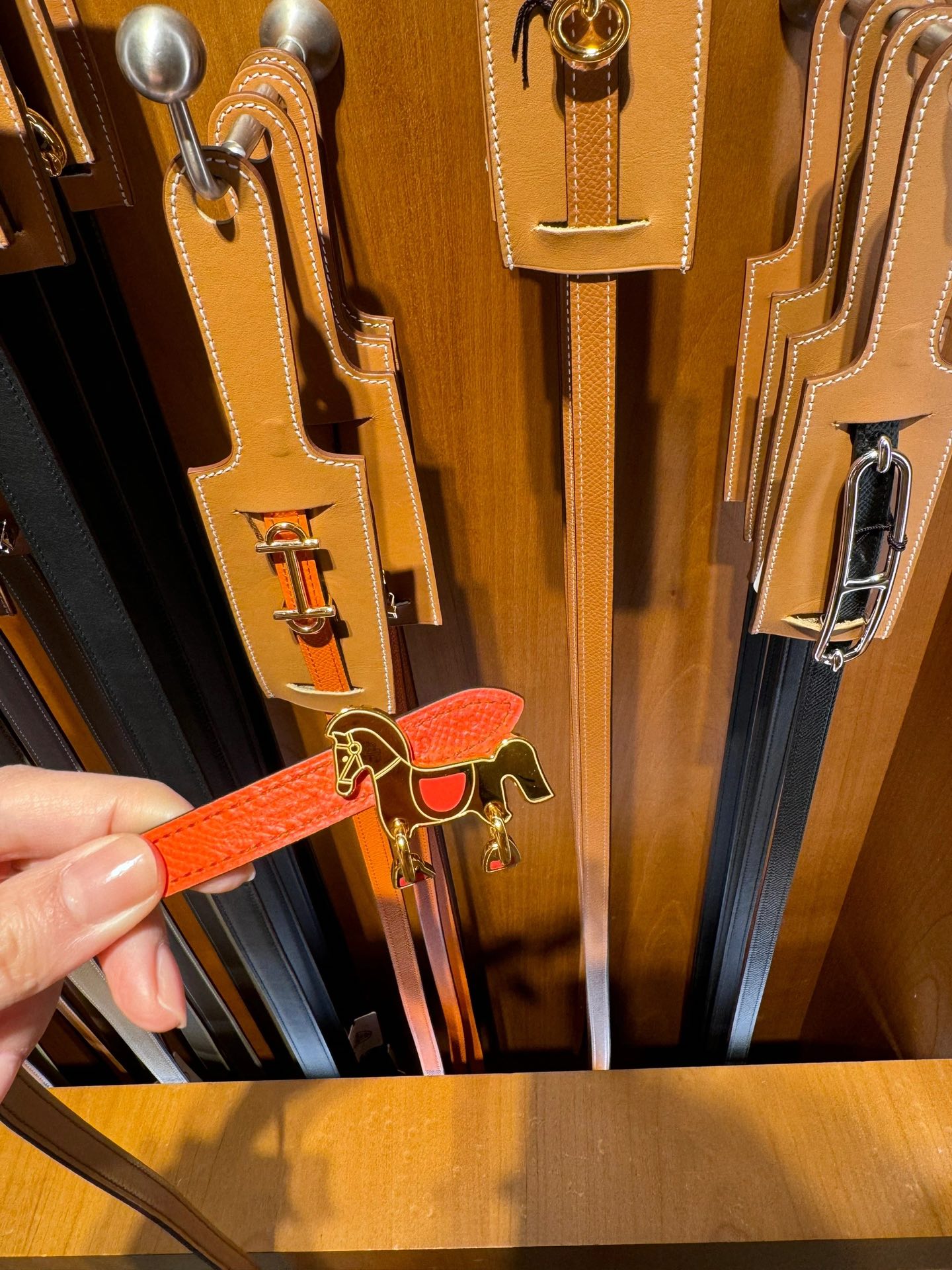 Hermès Female Leather Belt S-m