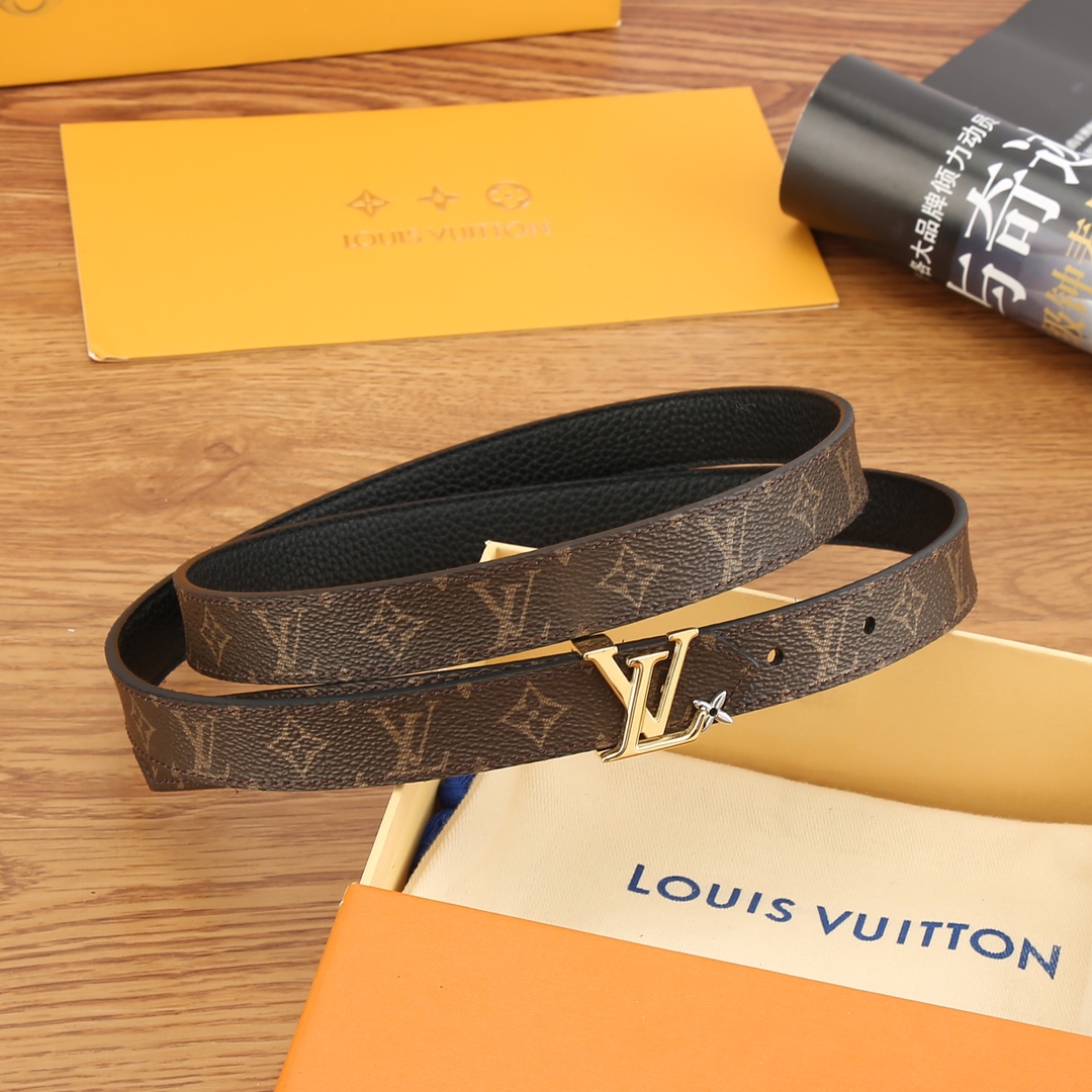 Louis Vuitton Female Basic Belt Cow Leather S-m-l