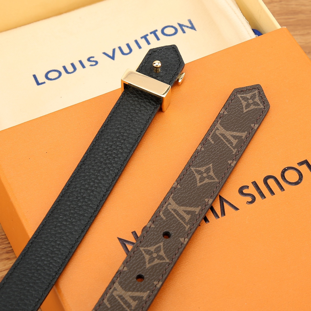 Louis Vuitton Female Basic Belt Cow Leather S-m-l