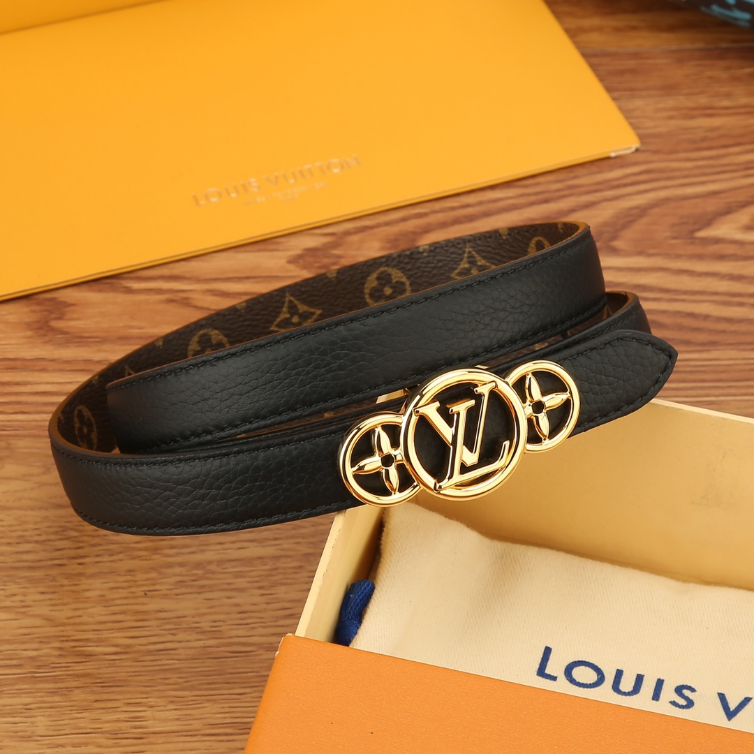 Louis Vuitton Female Basic Belt Cow Leather M-l