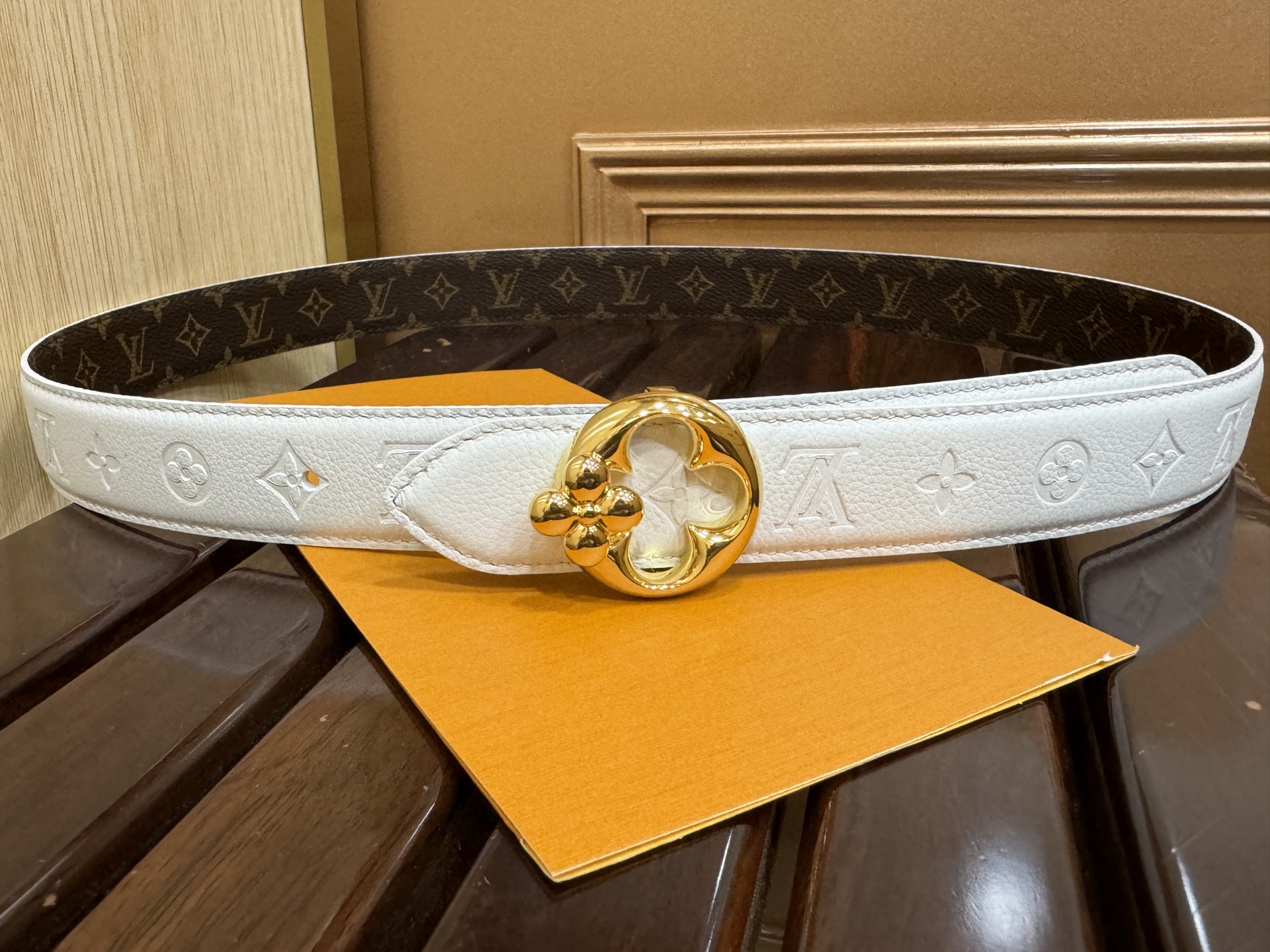 Louis Vuitton Female Basic Belt Canvas M-l