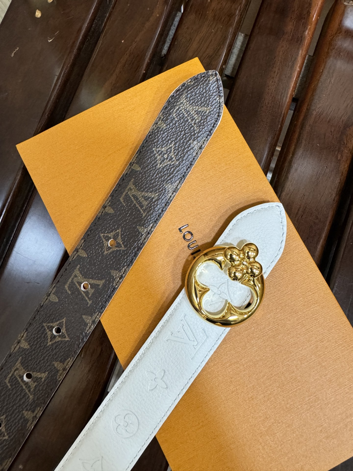 Louis Vuitton Female Basic Belt Canvas M-l