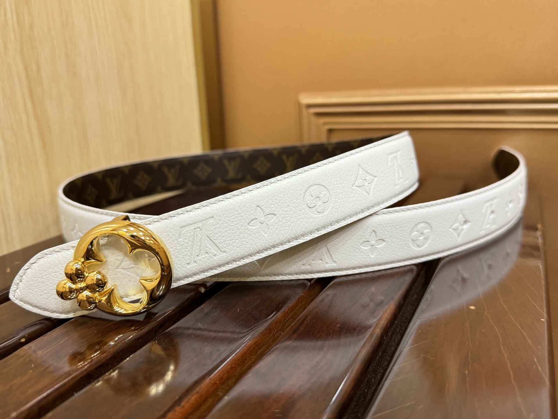 Louis Vuitton Female Basic Belt Canvas M-l