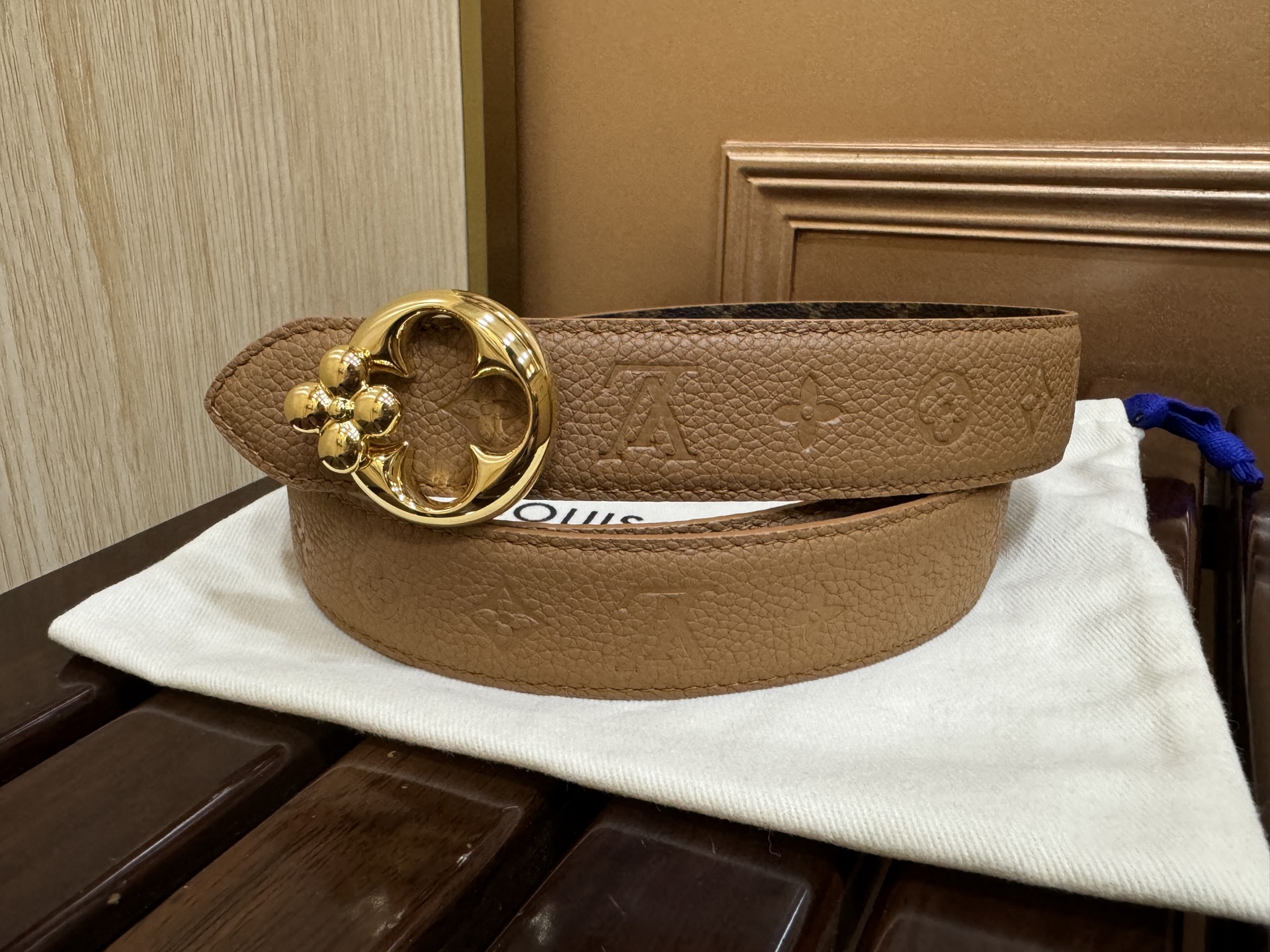 Louis Vuitton Female Basic Belt Canvas M-l