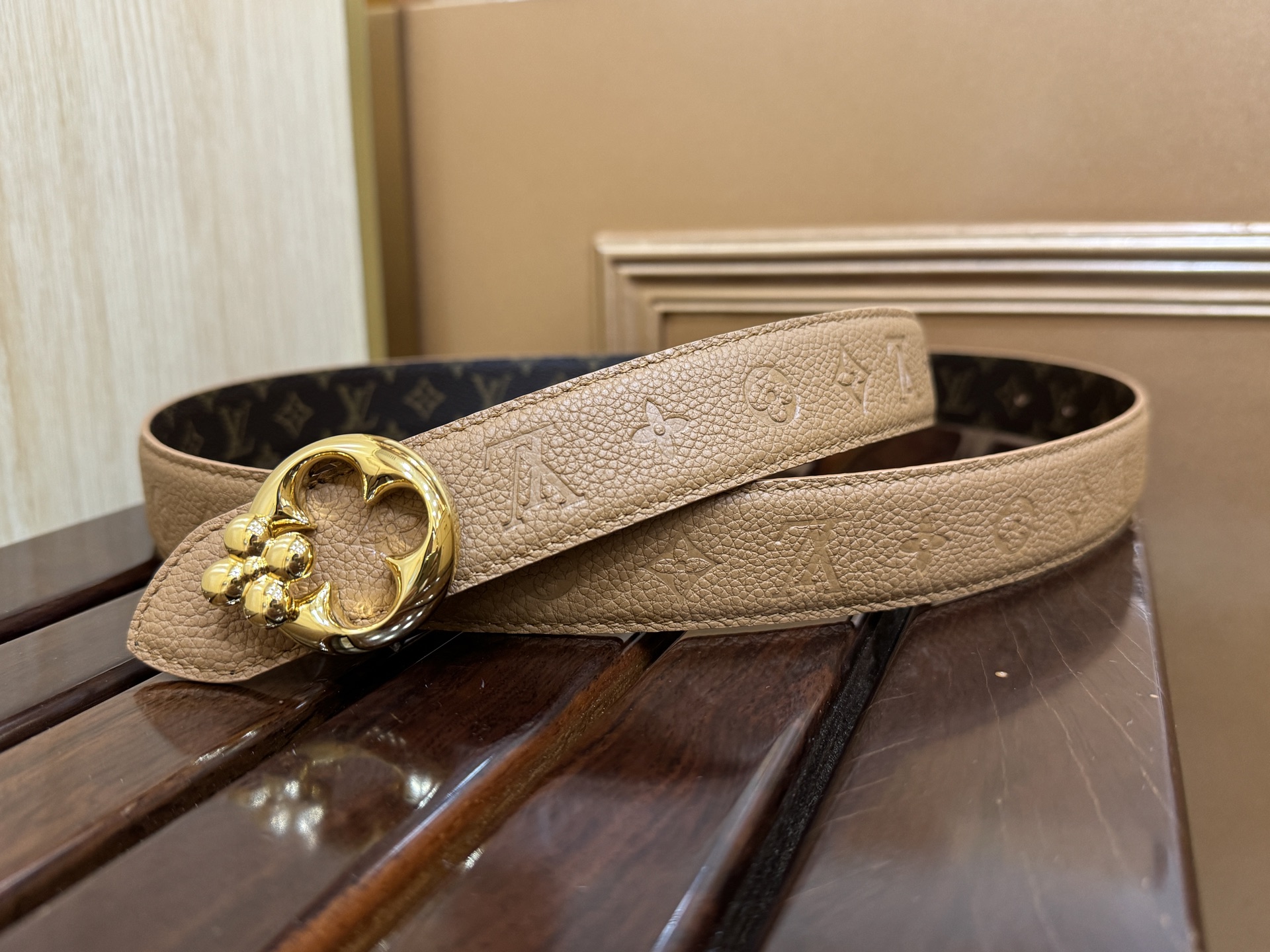 Louis Vuitton Female Basic Belt Canvas M-l