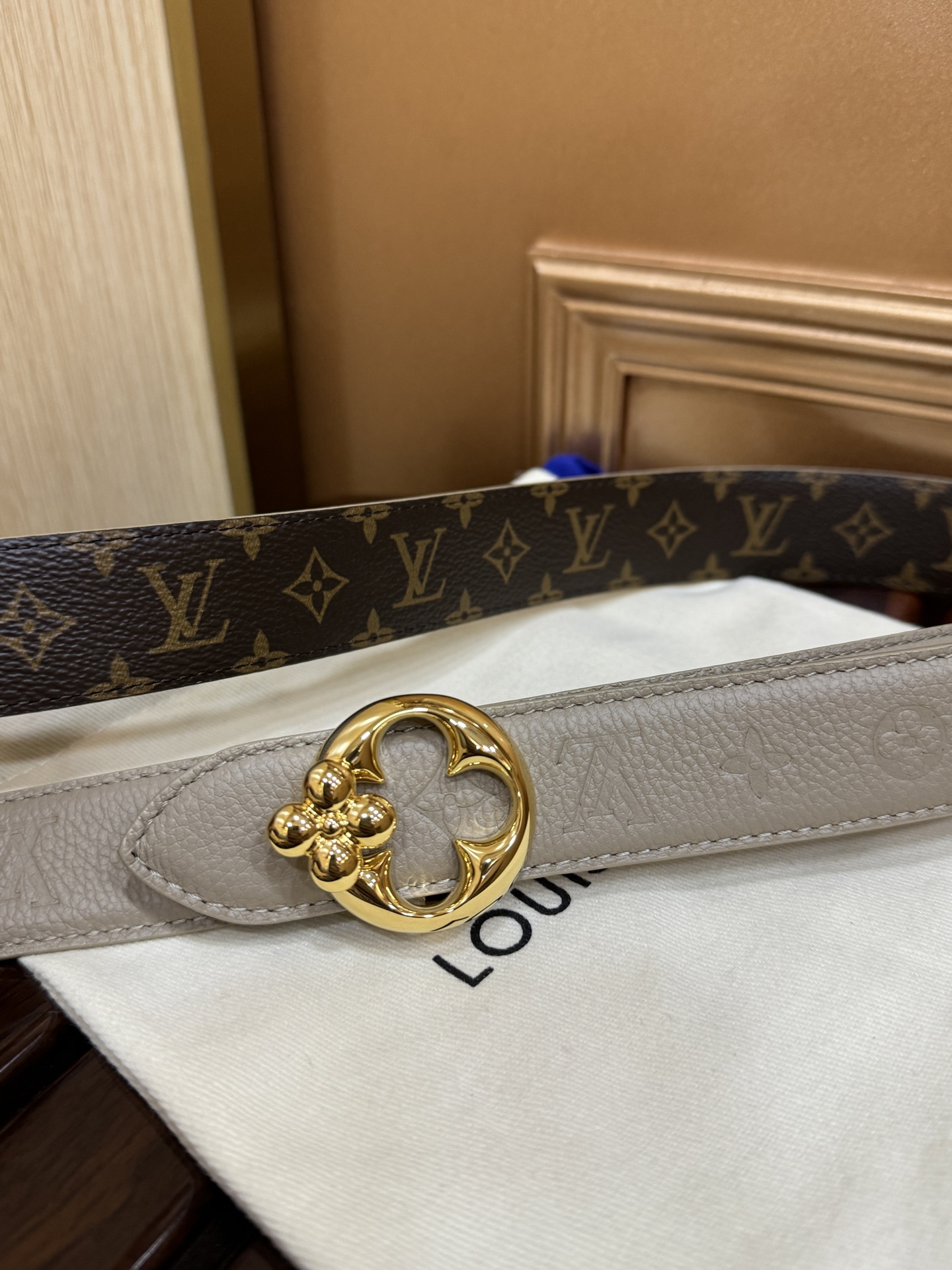 Louis Vuitton Female Basic Belt Canvas M-l