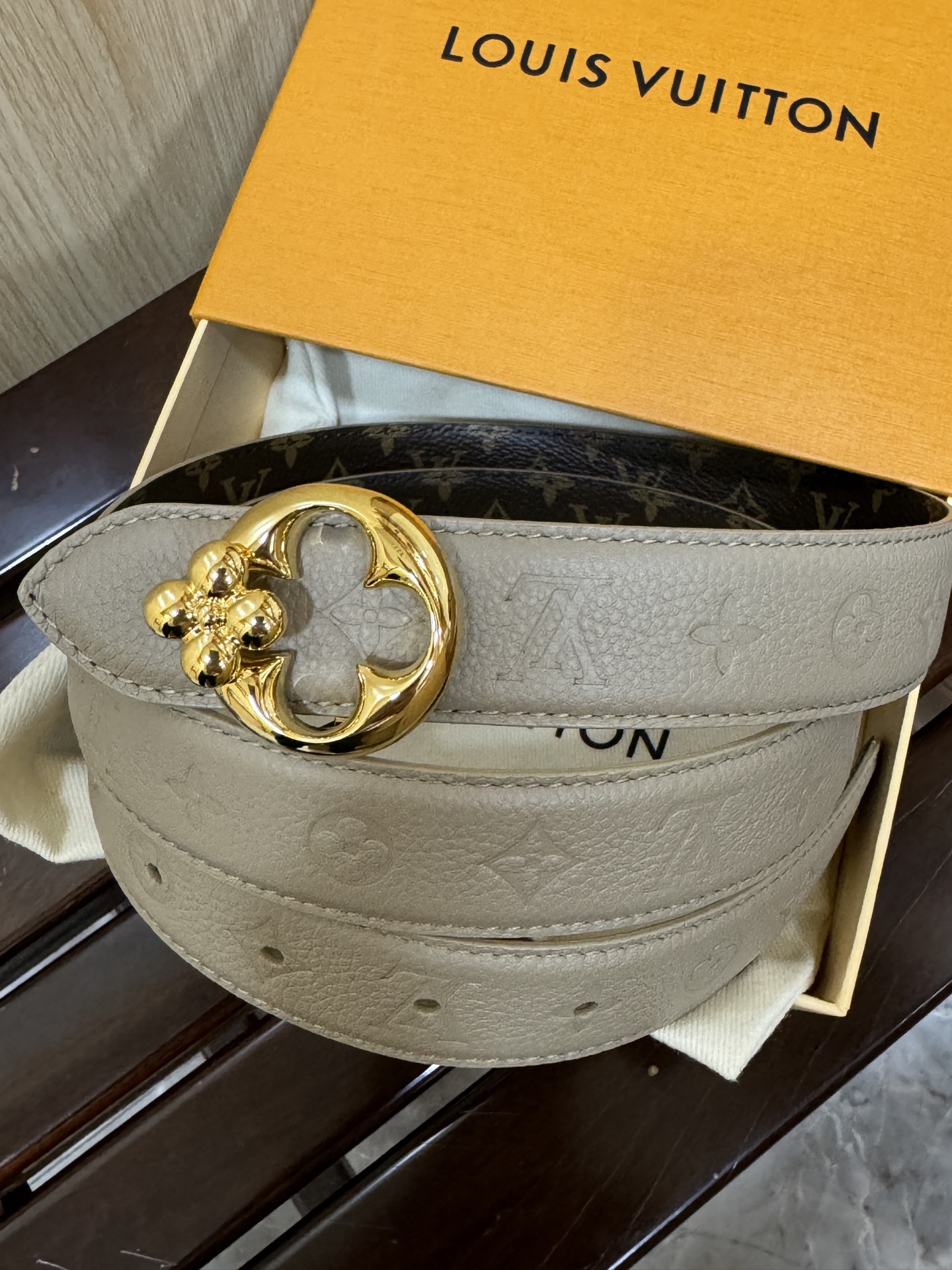 Louis Vuitton Female Basic Belt Canvas M-l