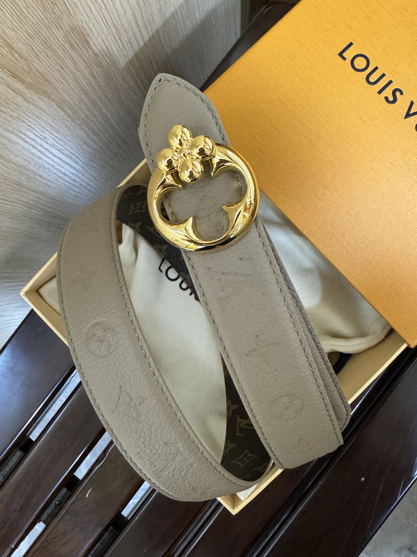 Louis Vuitton Female Basic Belt Canvas M-l