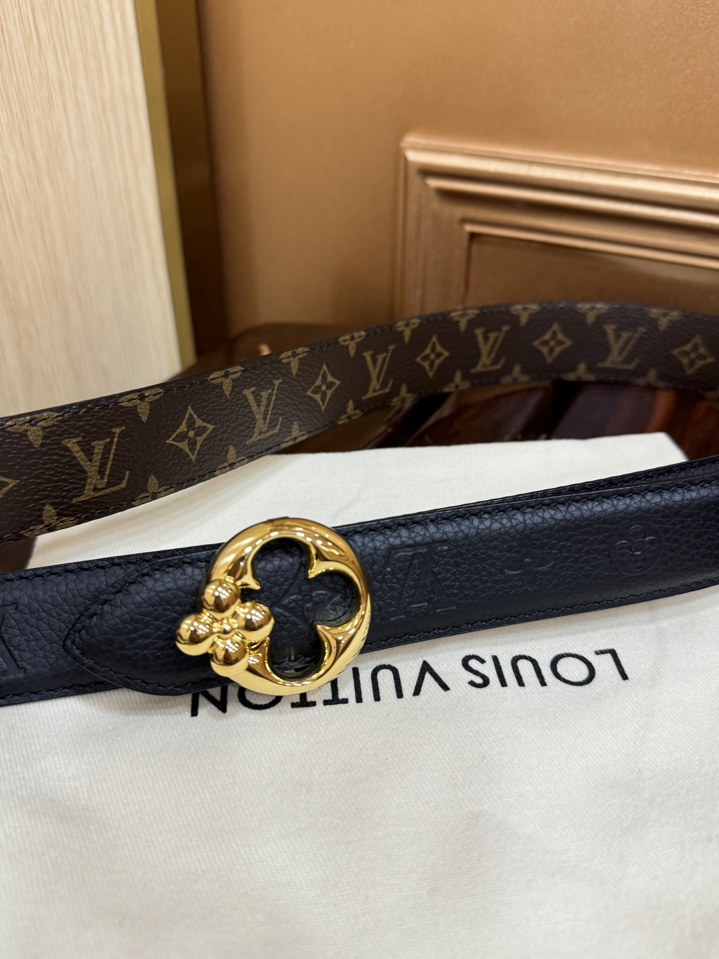 Louis Vuitton Female Basic Belt Canvas M-l