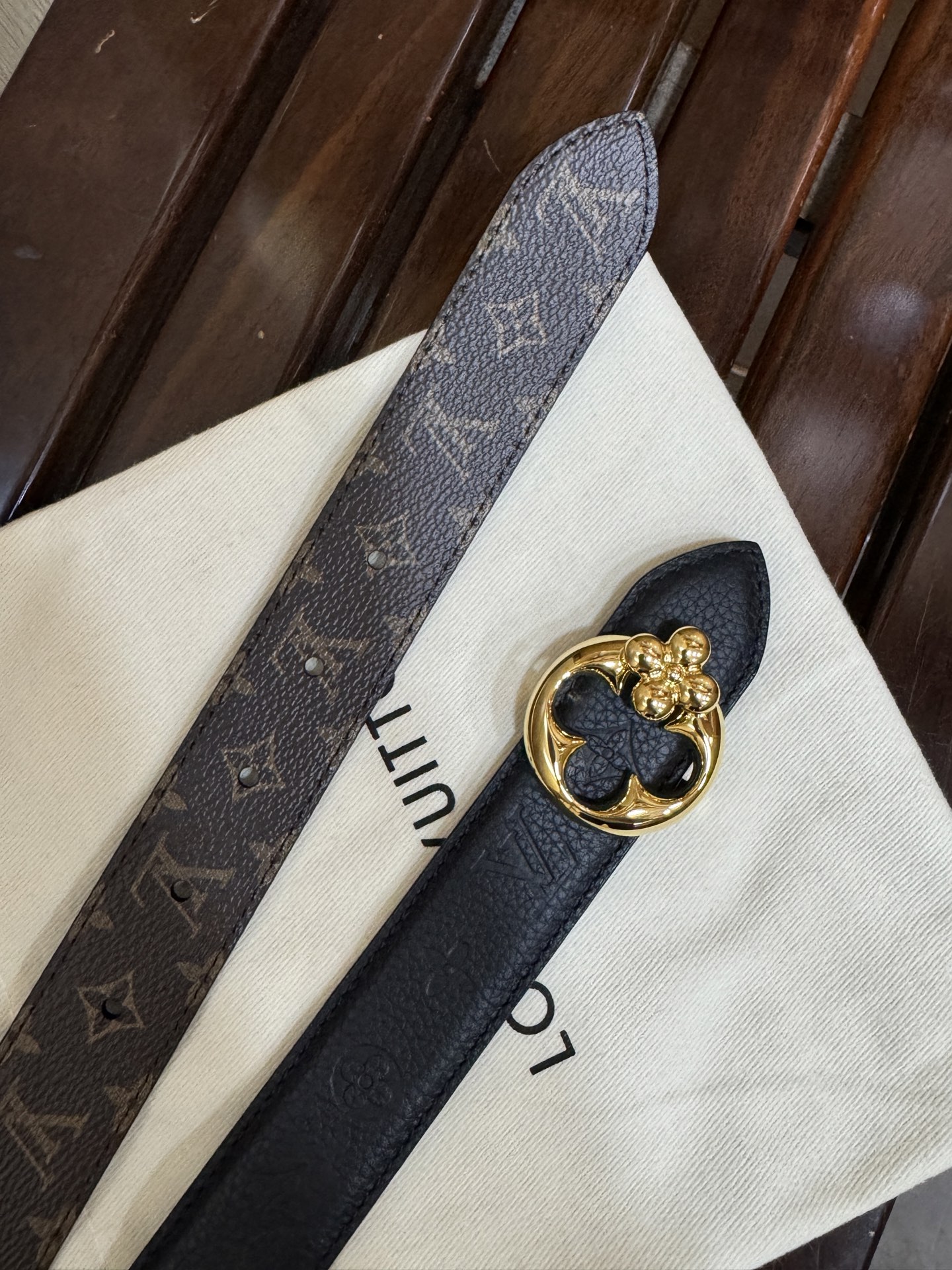 Louis Vuitton Female Basic Belt Canvas M-l